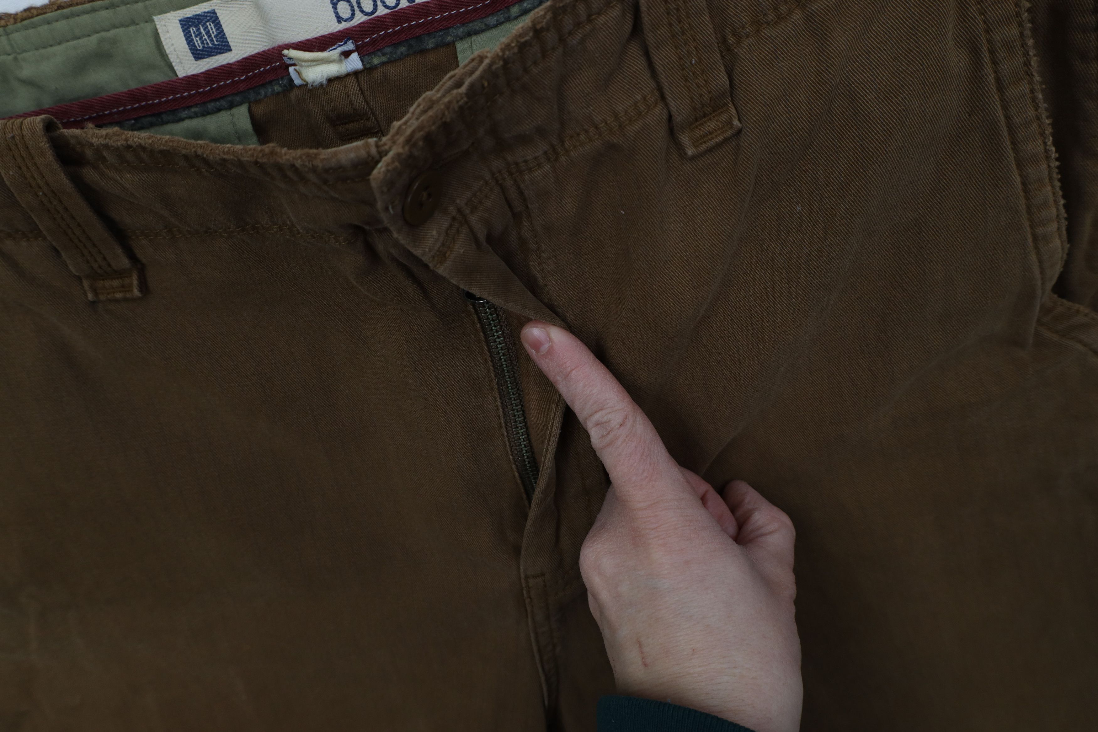 Gap Vintage Y2K Gap Pinstriped Boot Cut Wide Leg Pants Brown Size US 36 / EU 52 - 8 Thumbnail