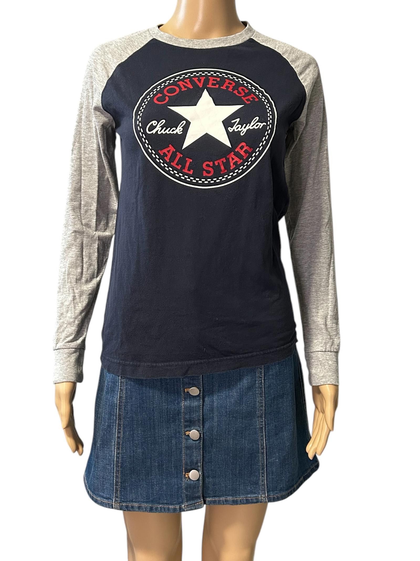 Converse Converse Chuck Taylor Long Sleeve Tee - Unisex Casual Wear Size US L / EU 52-54 / 3 - 2 Thumbnail