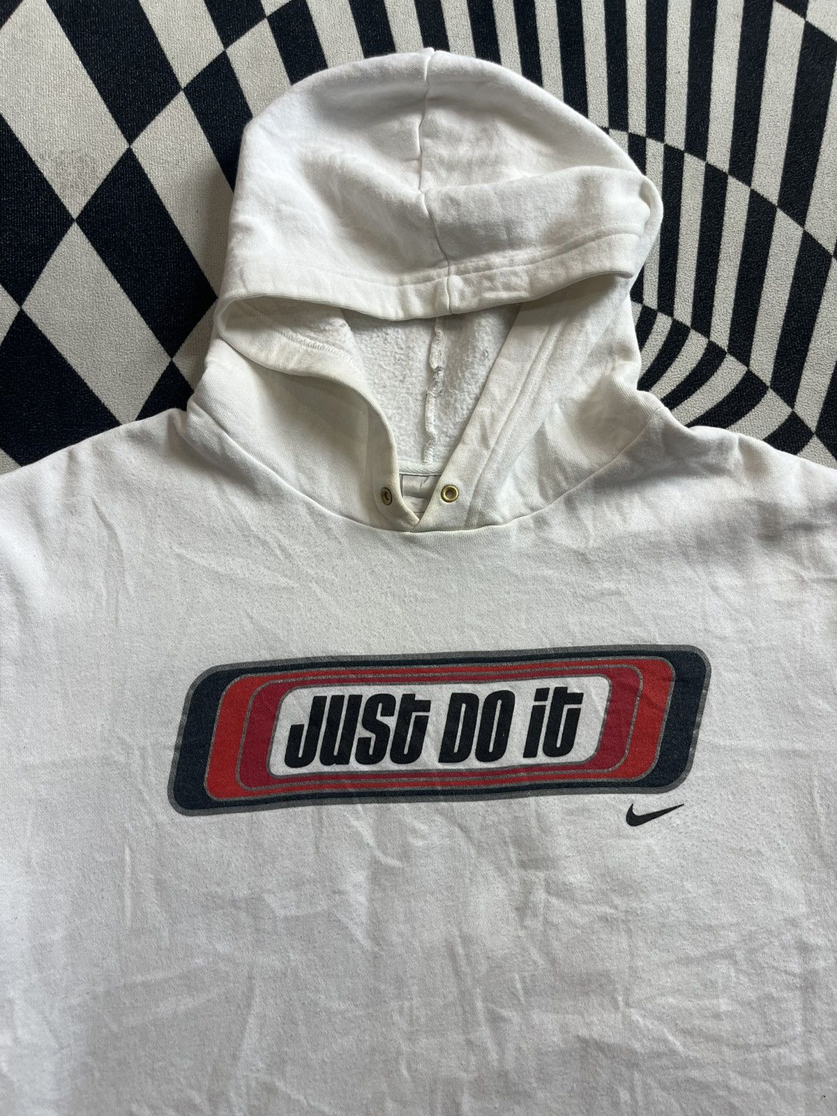 Nike Vintage NIKE JUST DO IT 2000’s Box Logo hoodie Size US XXL / EU 58 / 5 - 4 Thumbnail
