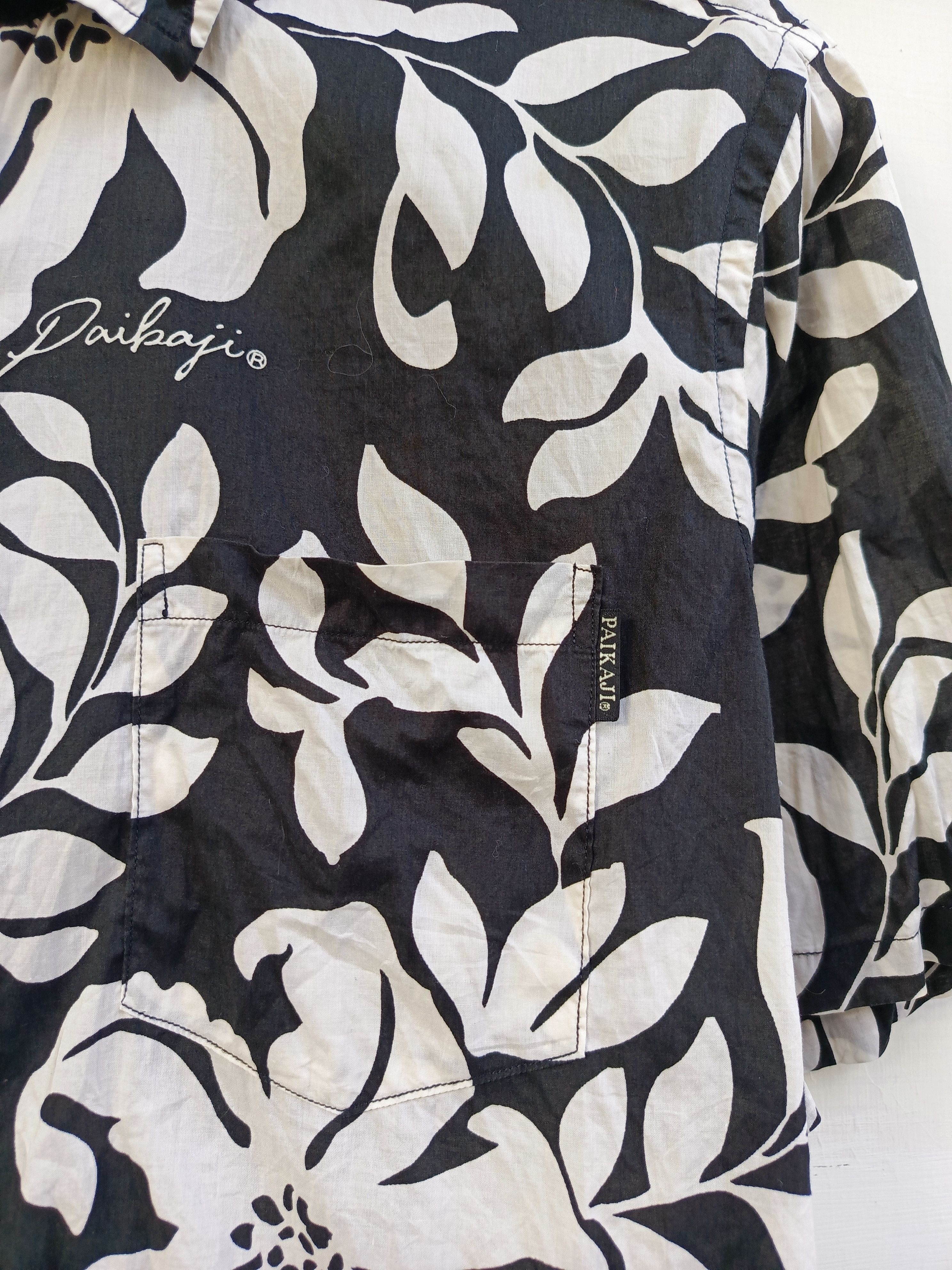 Japanese Brand Paikaji Japan Floral Button Up – Hawaiian Summer Shirt Size US M / EU 48-50 / 2 - 3 Thumbnail