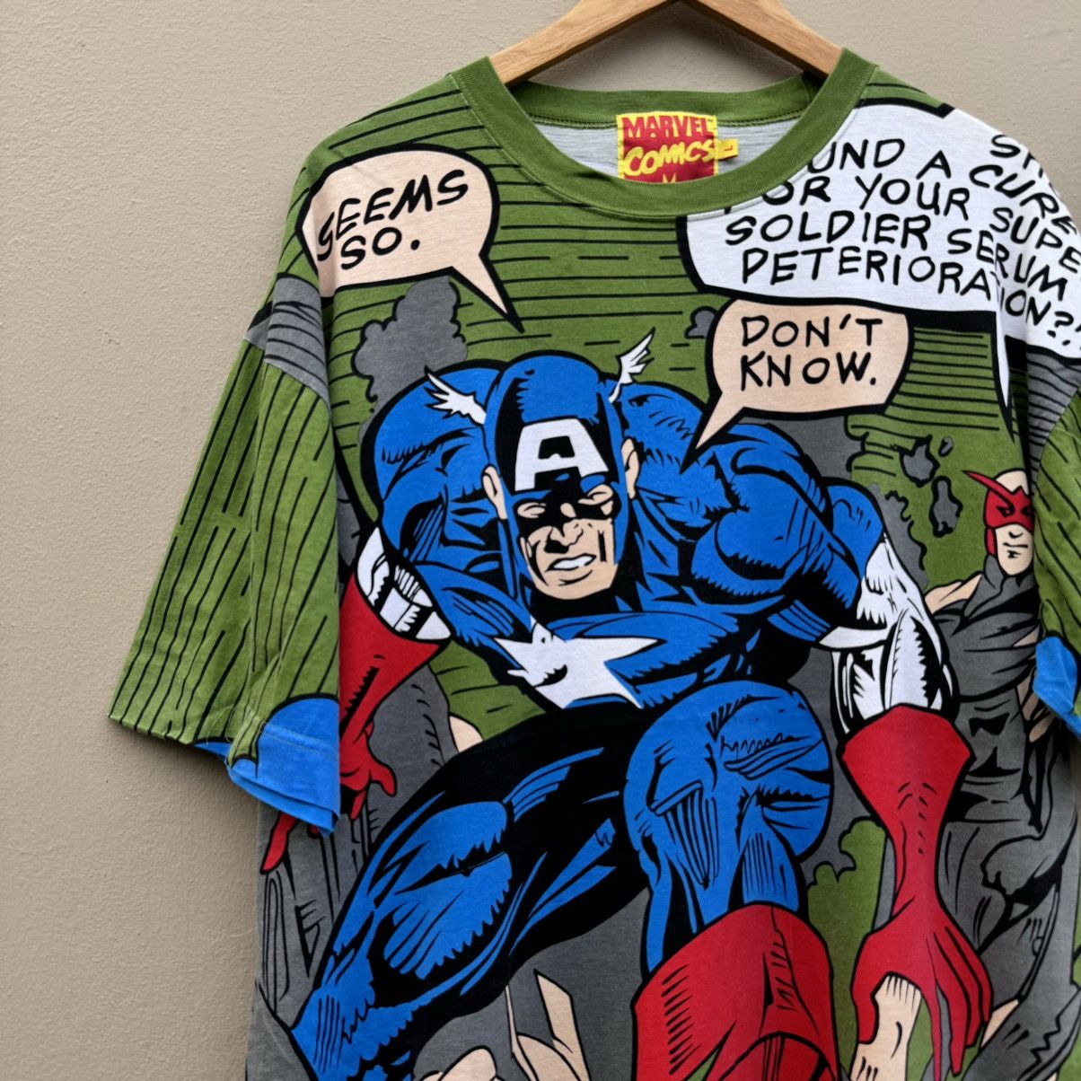Marvel Comics × Vintage Vintage captain america marvel AOP vtg Size US L / EU 52-54 / 3 - 2 Thumbnail