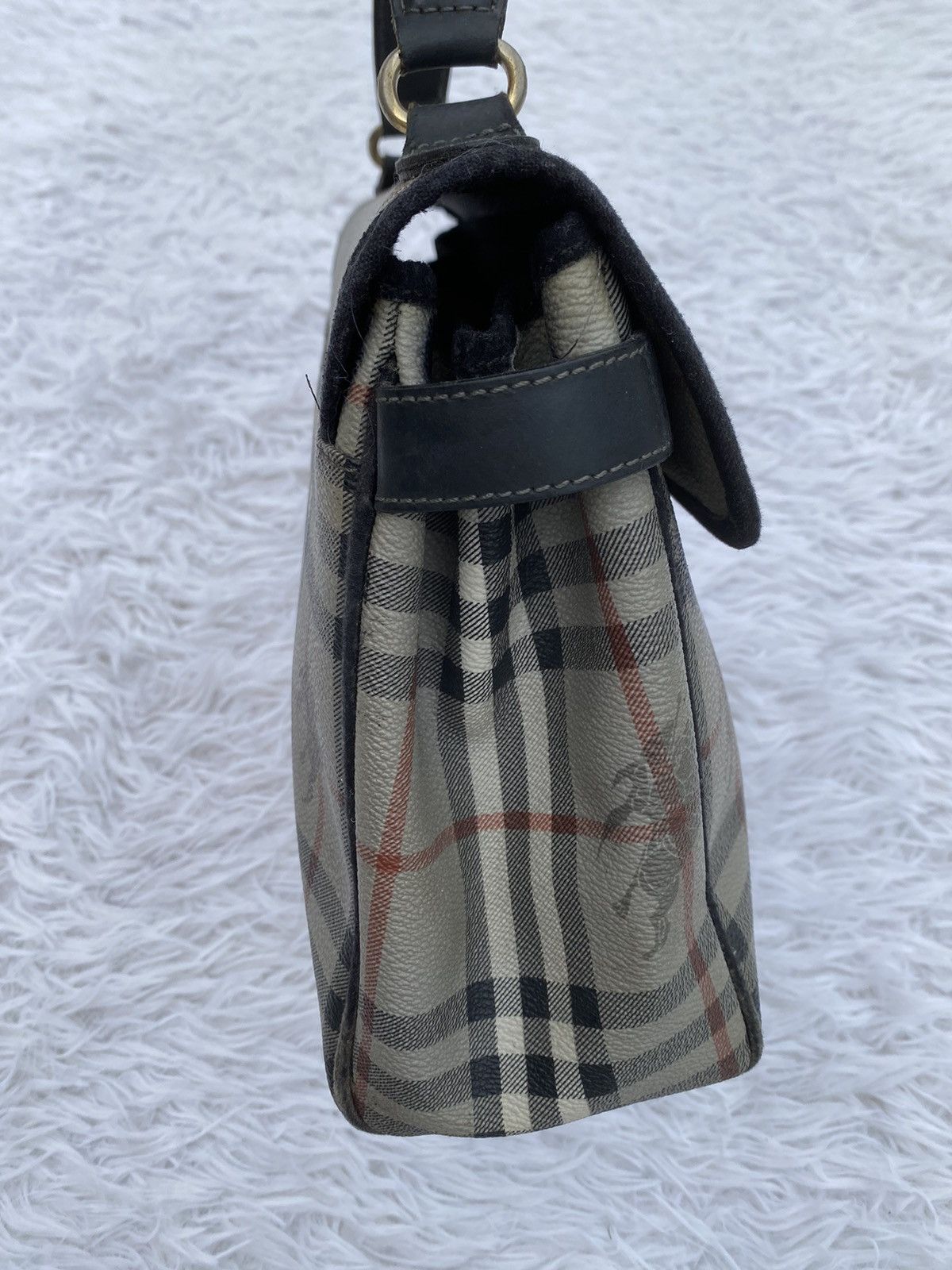 Burberry Rare Vintage 90s Burberry Nova Check Hand Bag Size ONE SIZE - 12 Thumbnail