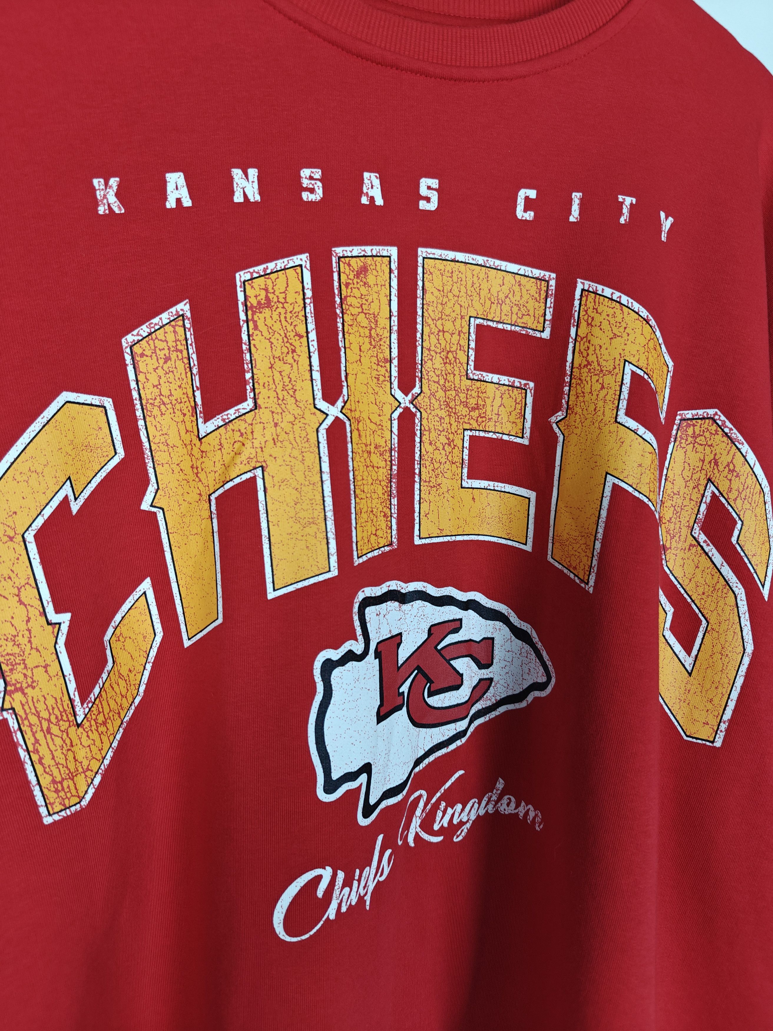 NFL NFL Chiefs Kansas City Sweatshirt Center Logo Red XL Size US XL / EU 56 / 4 - 4 Thumbnail