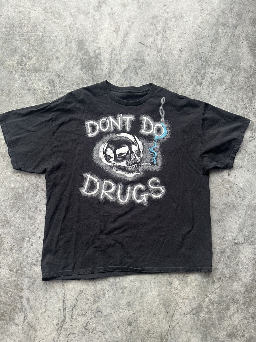 Goth Money Levi Catter DONTDODRUGS Black Wing TEE Size US XL / EU 56 / 4 - 5 Thumbnail
