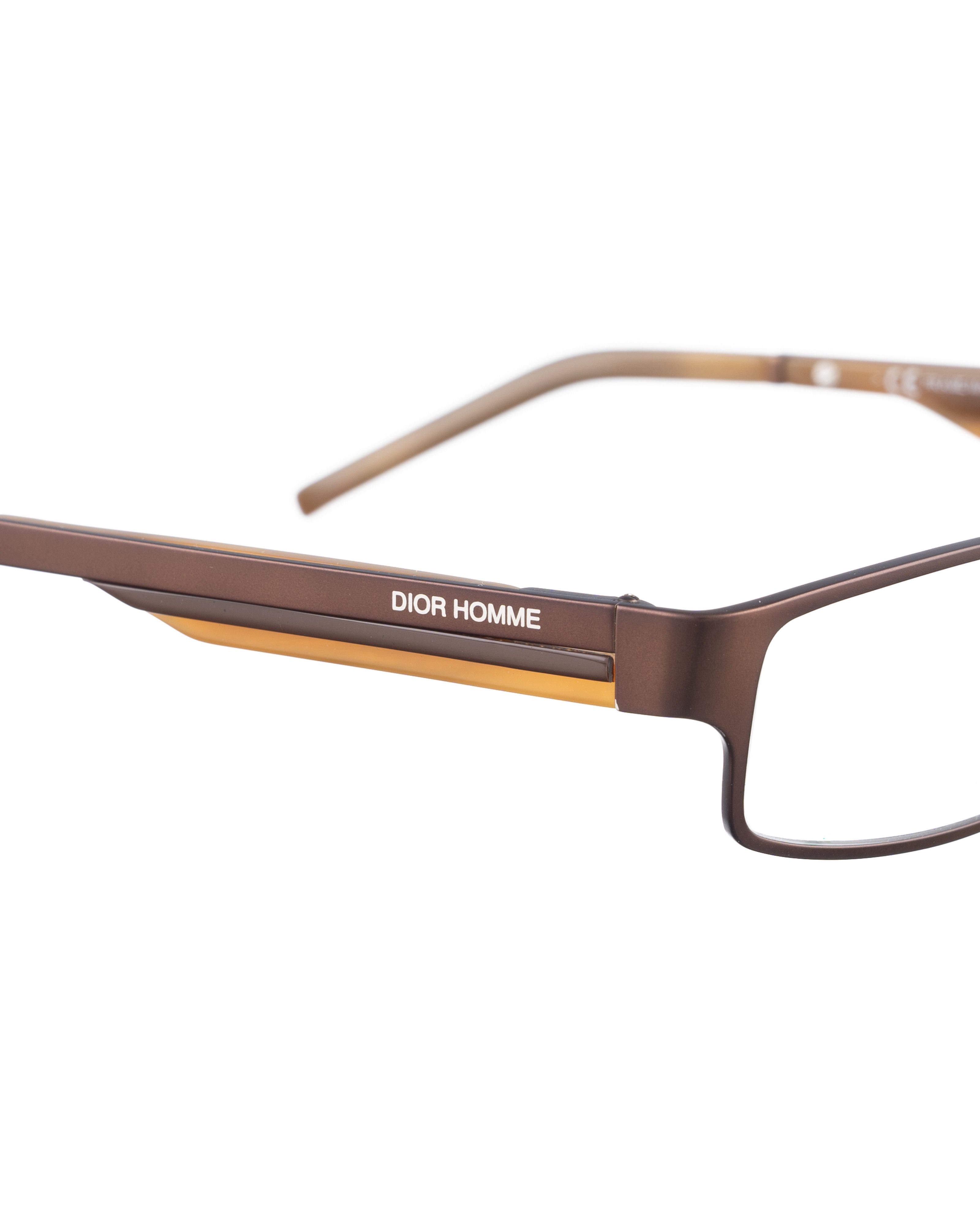 Dior Dior 00s Deep Brown & Caramel Glasses Size ONE SIZE - 3 Thumbnail