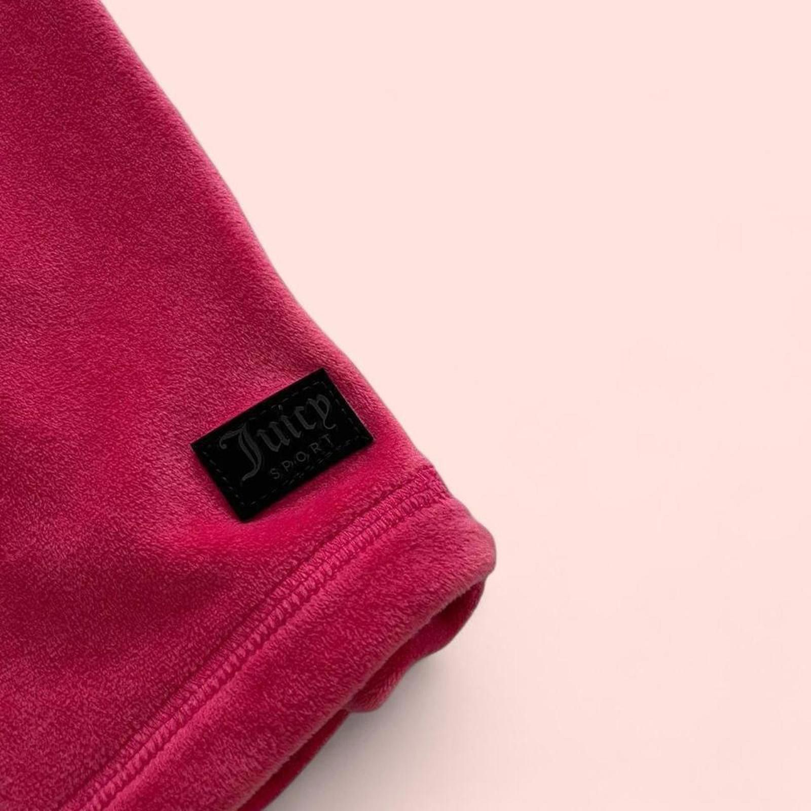 Juicy Couture Jeans Pink Juicy Couture velour quarter zip sweater Size XS / US 0-2 / IT 36-38 - 4 Thumbnail