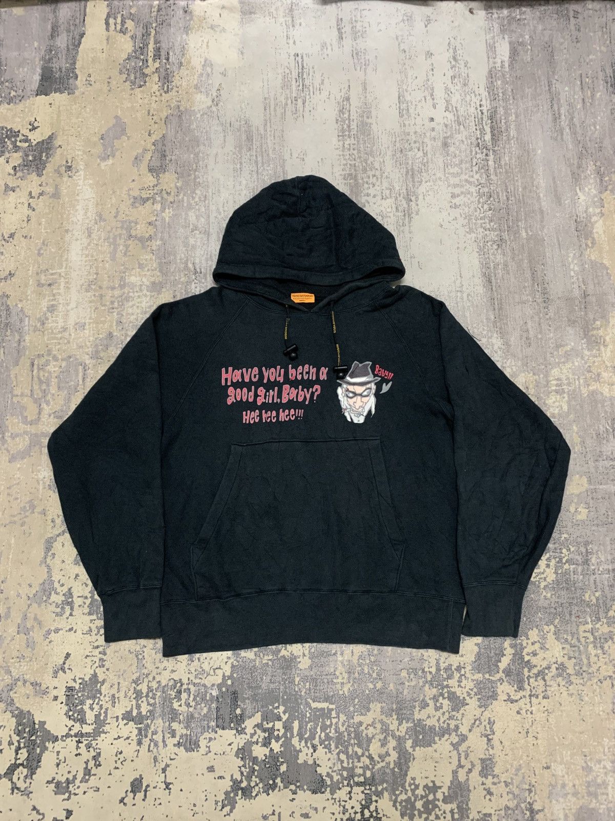 Japanese Brand Mischievous Hoodie Black Seditionaries
