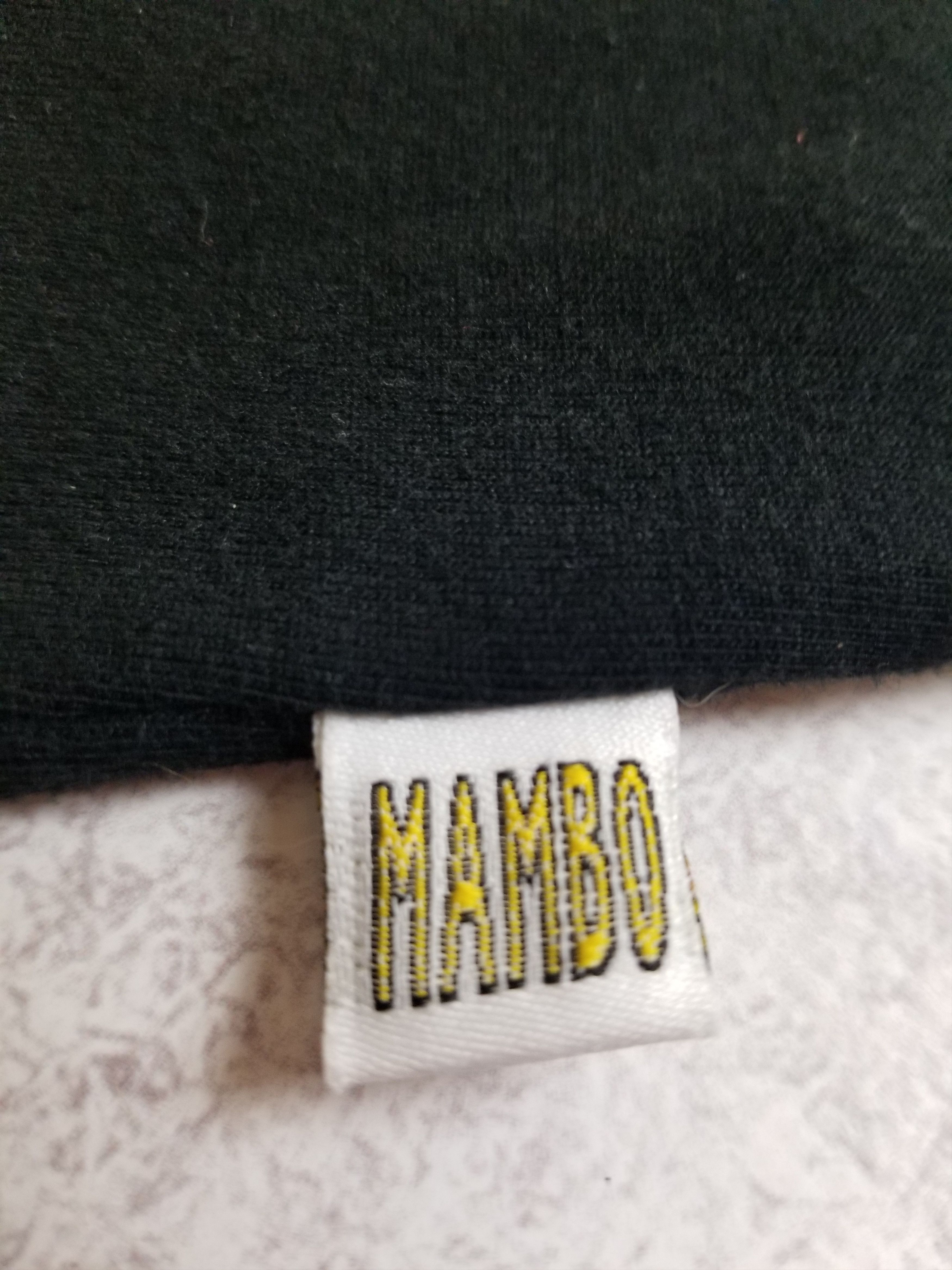 Vintage Mambo 2000 Pope and Bear Black T-shirt Tee