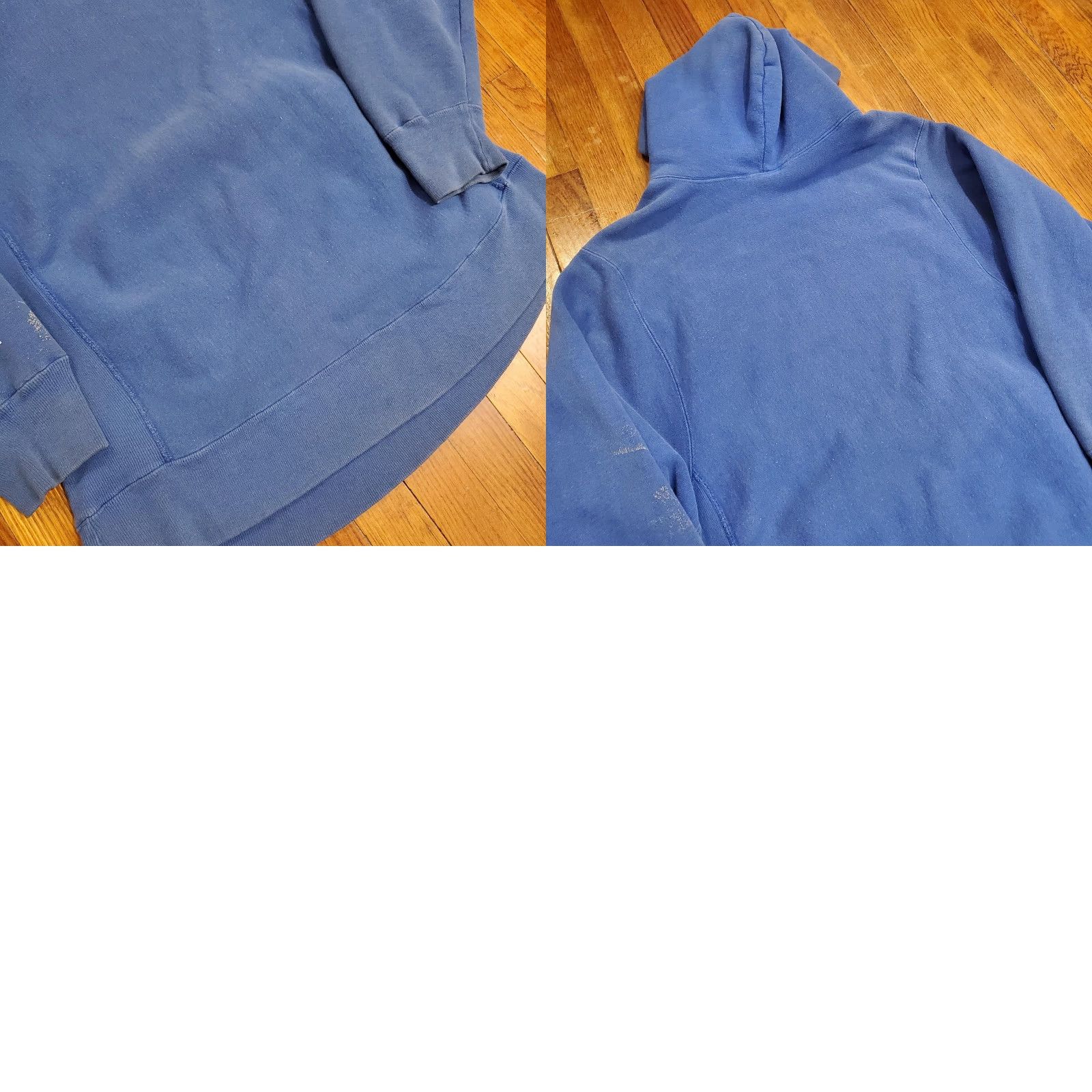Starter VINTAGE Starter Hoodie Sweatshirt Mens Large Blue Made USA Fleece Pullover 80s Size US L / EU 52-54 / 3 - 9 Thumbnail