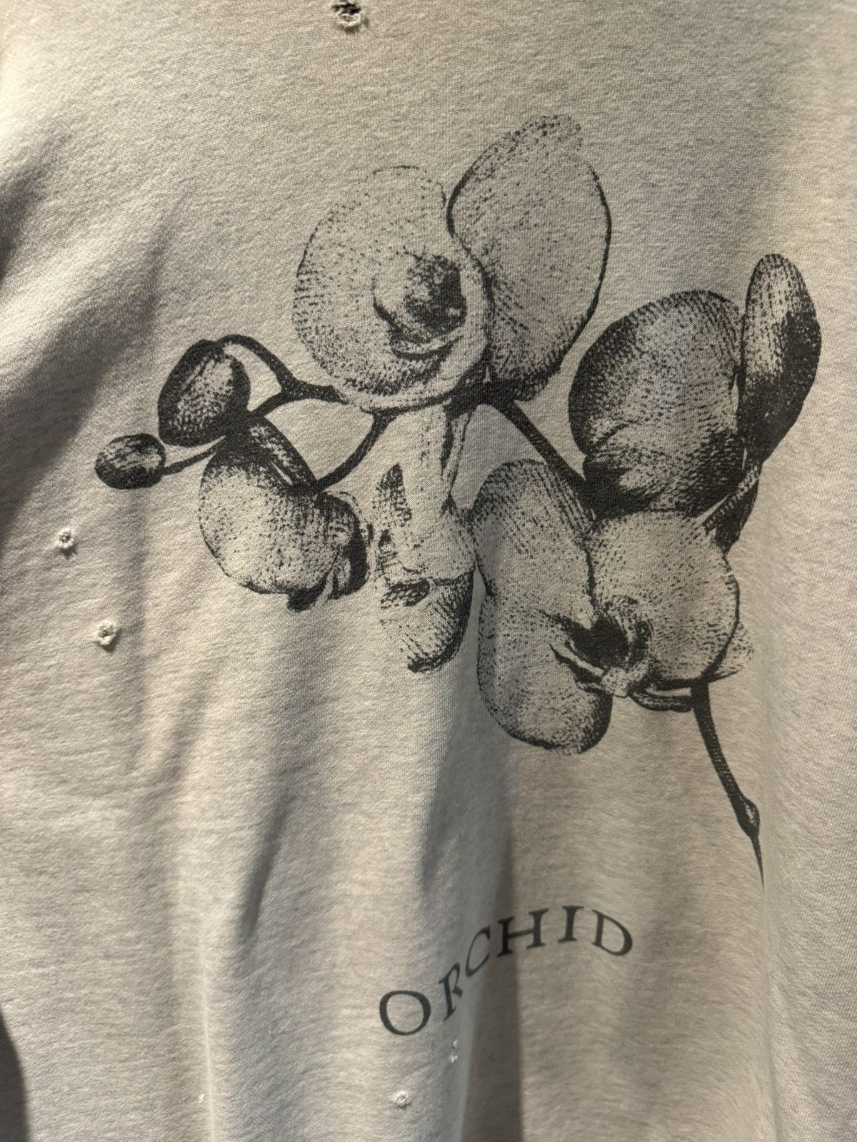 Saint Michael Love Orchid Crewneck Distressed Paint Splattered Faded Soft Size US XL / EU 56 / 4 - 2 Thumbnail
