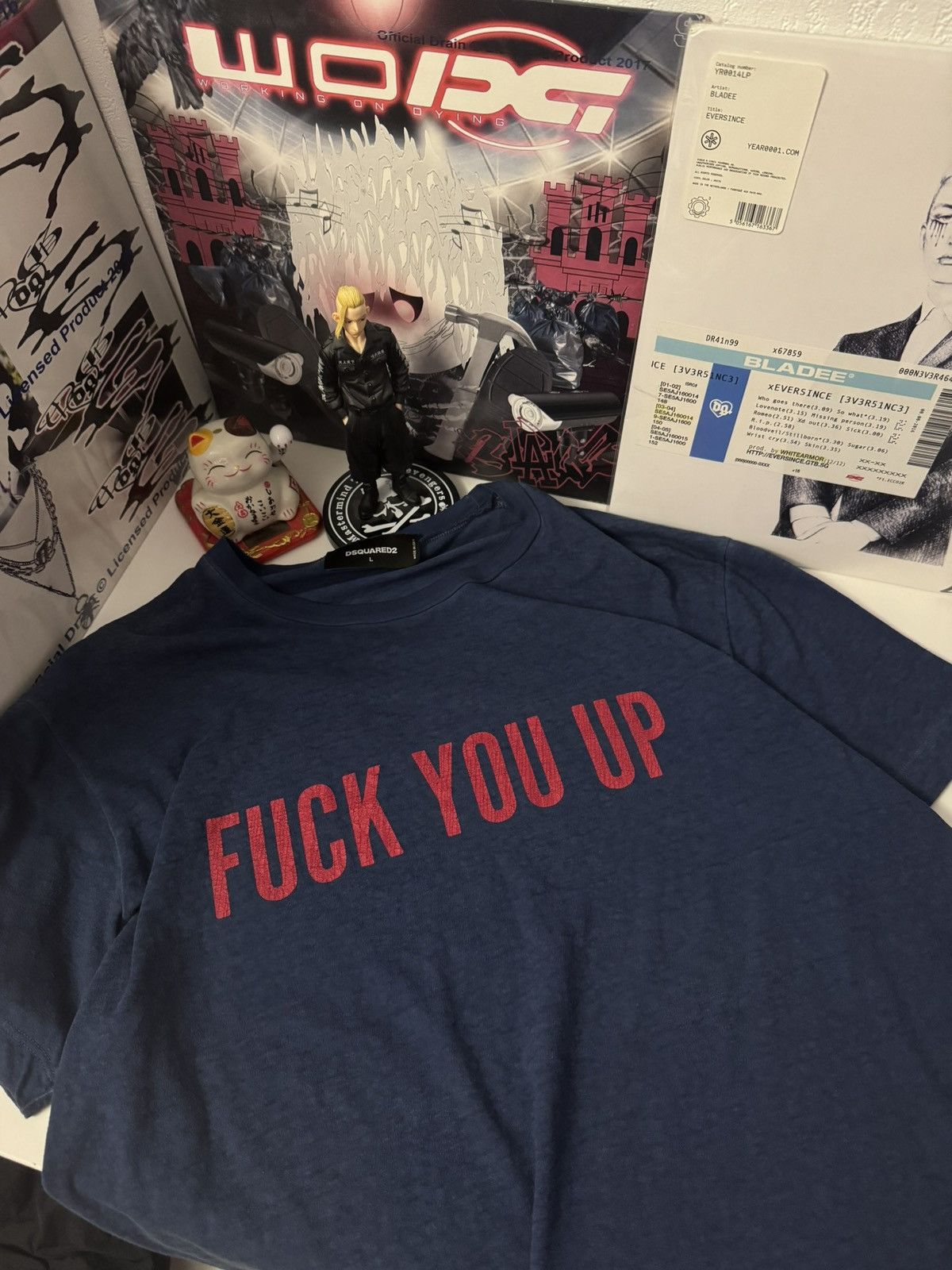 Dsquared2 Dsquared2 “Fuck You Up” Graphic Tee Made In Italy Archive Size US L / EU 52-54 / 3 - 12 Thumbnail