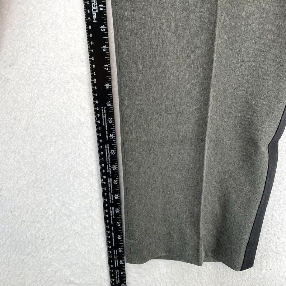 Vintage Flying Cross Mens Green 40 Reg Relaxed Fit Straight Leg Pants NWT Polyester Chino Casual Front Flat Front Size US 40 / EU 56 - 7 Thumbnail