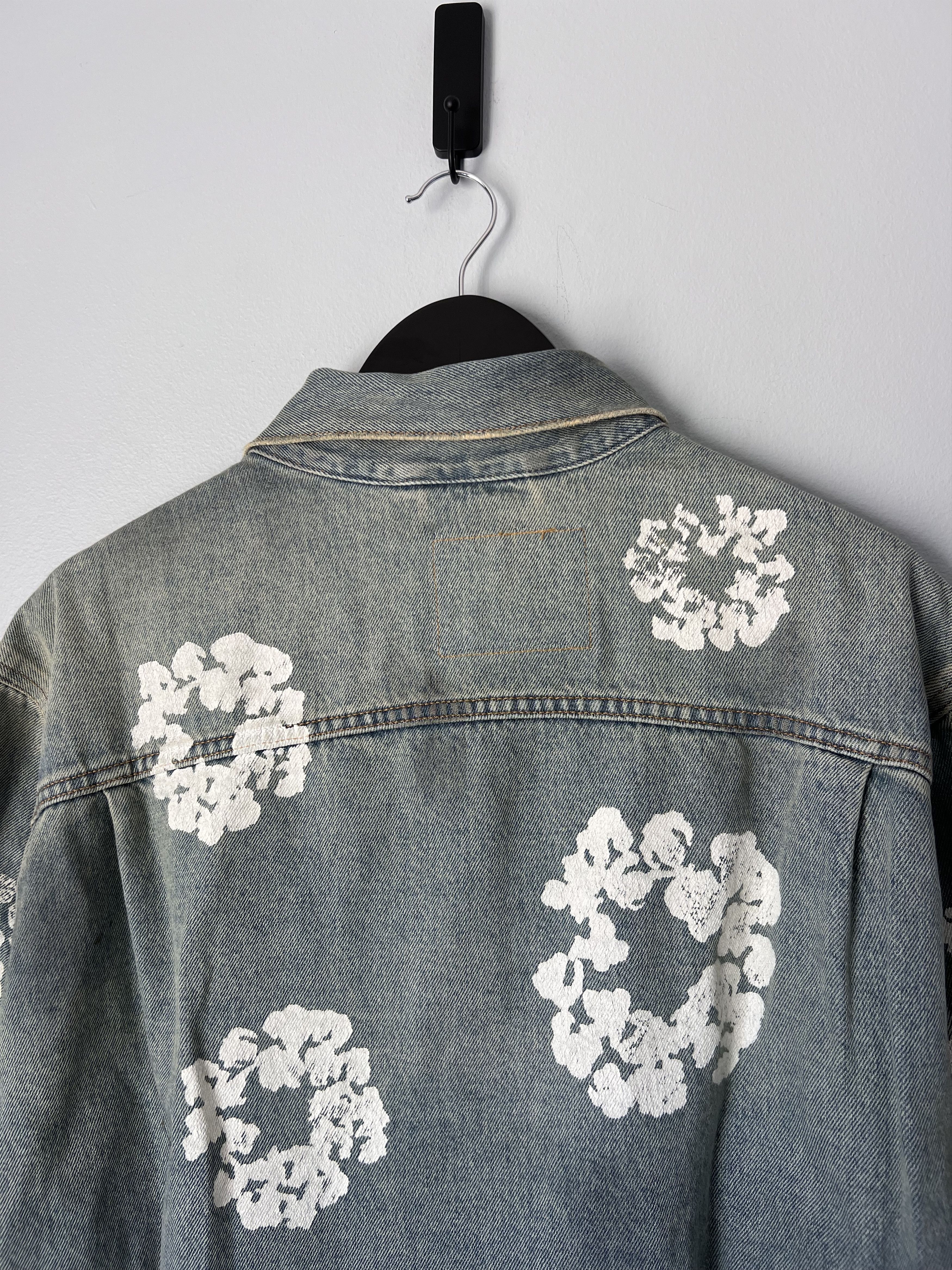 DENIM TEARS × Levi's Denim Tears Levi's Dirty Wash Wreath Type 2 Denim Jacket Size US XXL / EU 58 / 5 - 6 Thumbnail