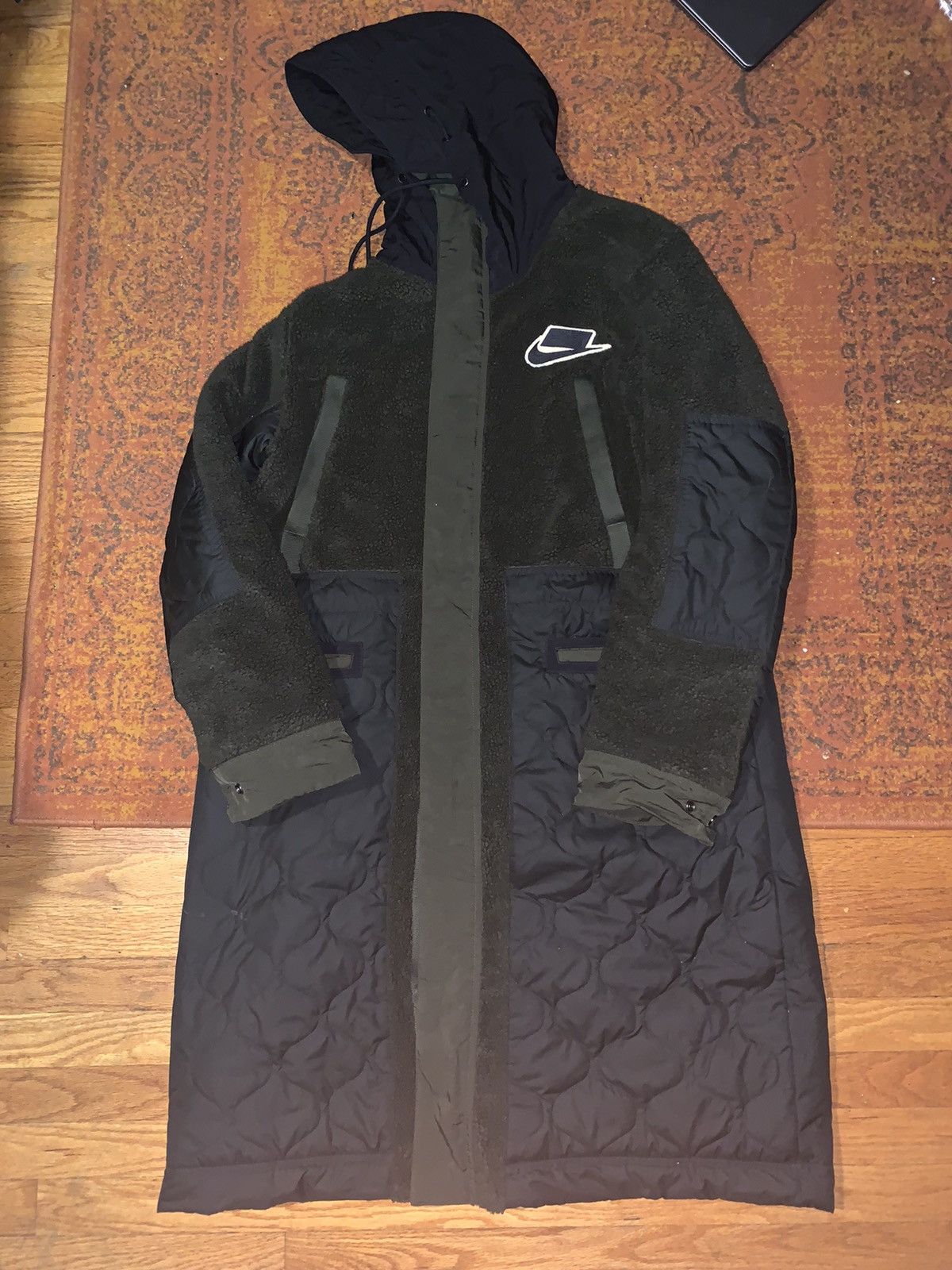 image of NWT Nike Sportswear Synthetic Fill Sherpa Parka Men Size L in Black