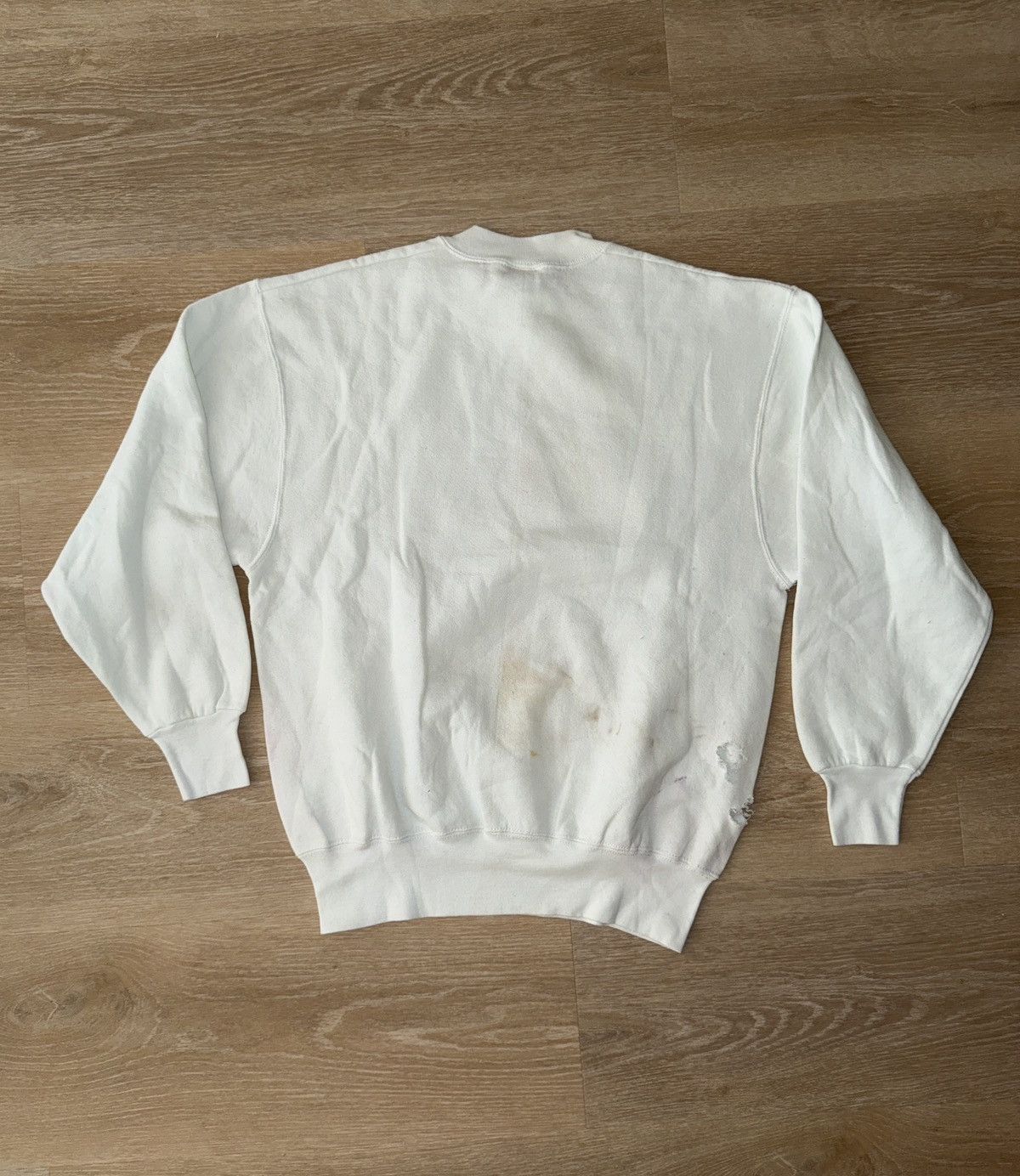 Fruit Of The Loom Vintage 90’s Fruit of the Loom Logo Sweatshirt Size US M / EU 48-50 / 2 - 2 Thumbnail