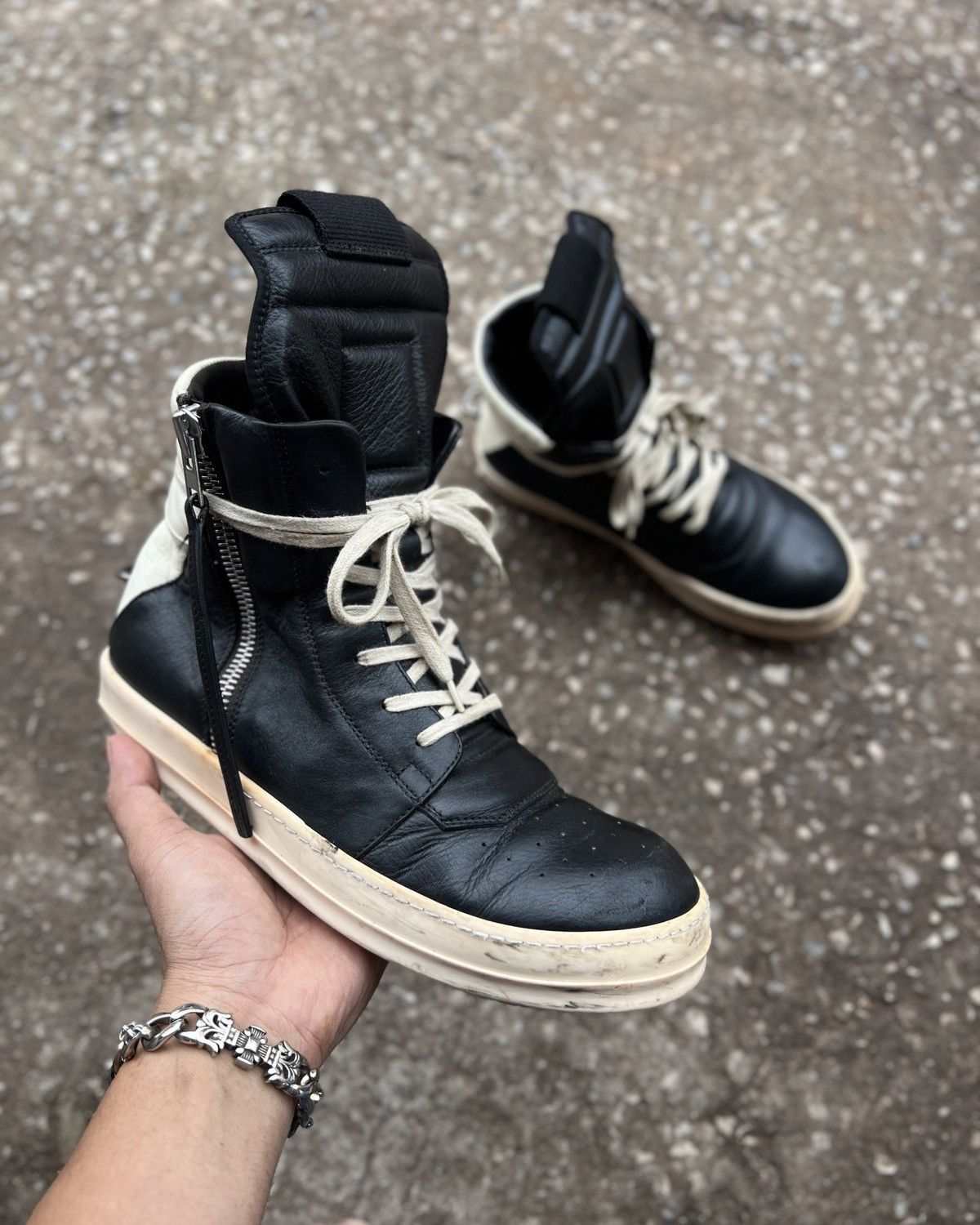 Rick Owens SS13 Rick Owens Geobaskets | Grailed