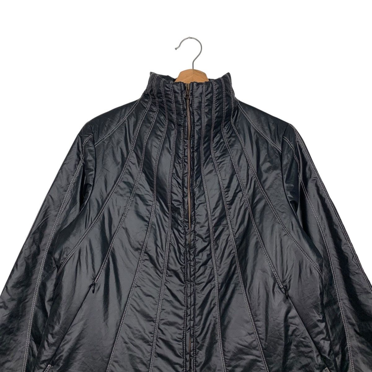 Kansai Yamamoto KANSAI BIS Stand Collar Avant Garde Puffer Jacket #2803-C126 Size M / US 6-8 / IT 42-44 - 2 Thumbnail