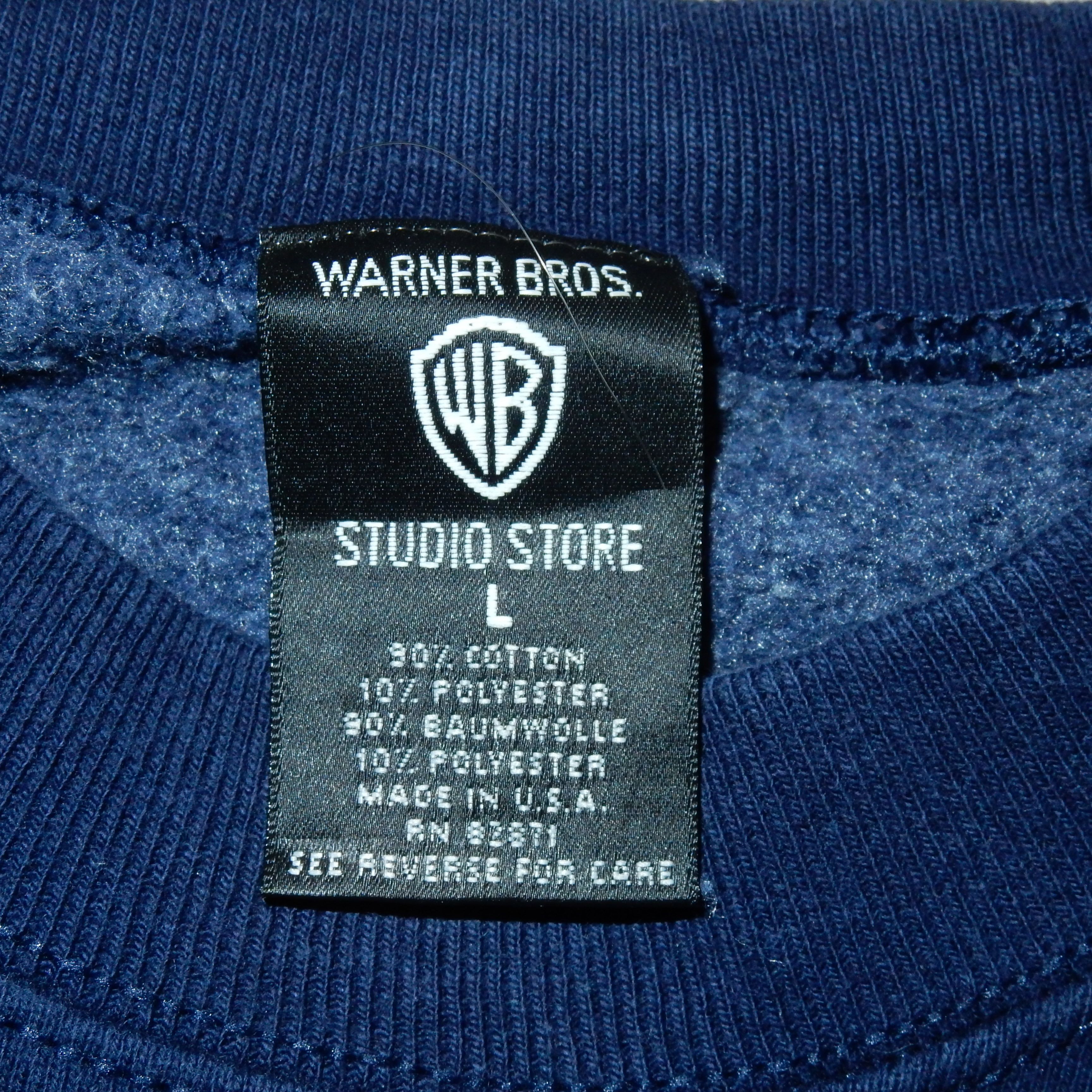 Vintage × Warner Bros Warner bros vintage looney tunes 90's navy sweatshirt - L Size US L / EU 52-54 / 3 - 4 Thumbnail