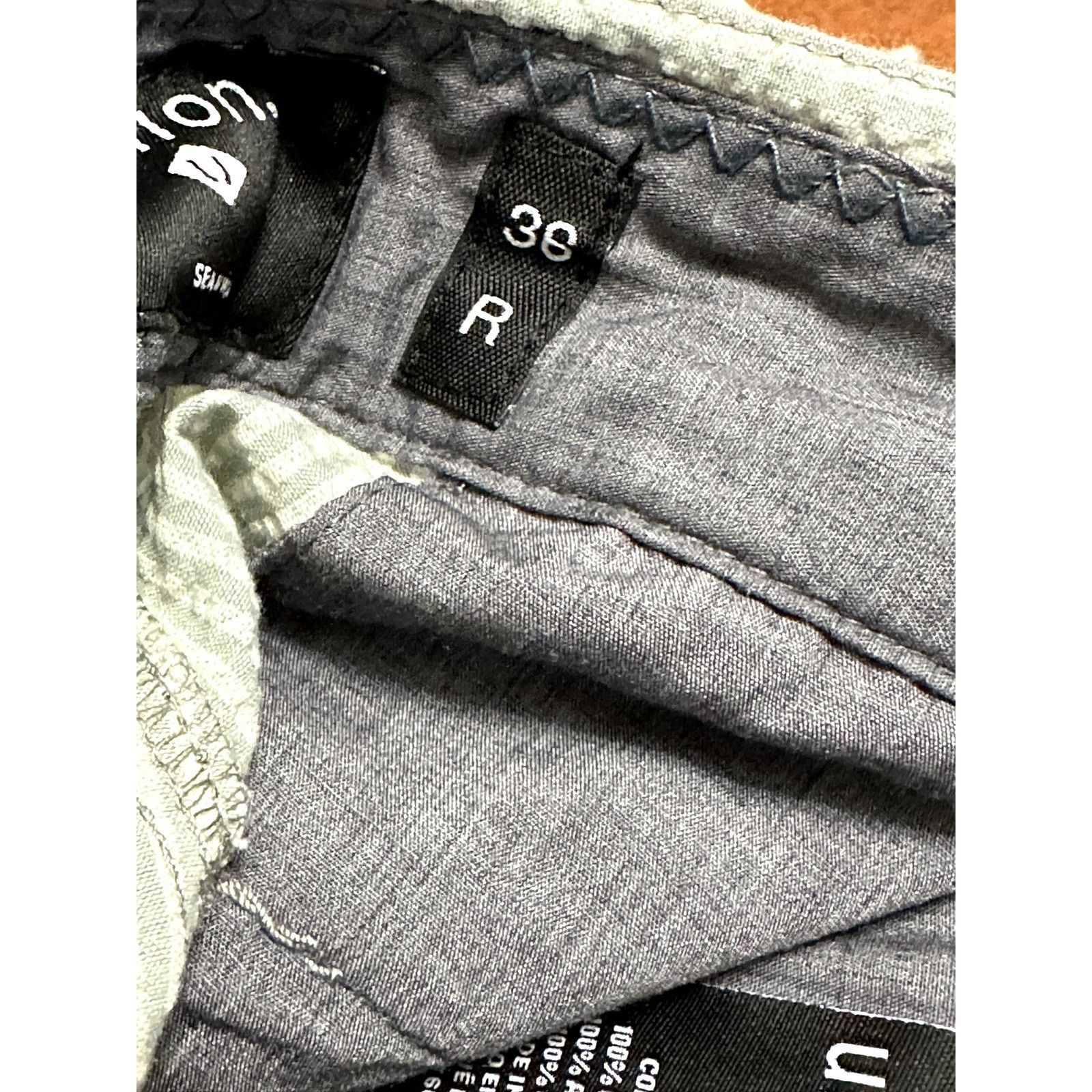 Other Union Green White Seersucker Chino Shorts 36 NWT Lightweight Size US 36 / EU 52 - 8 Thumbnail