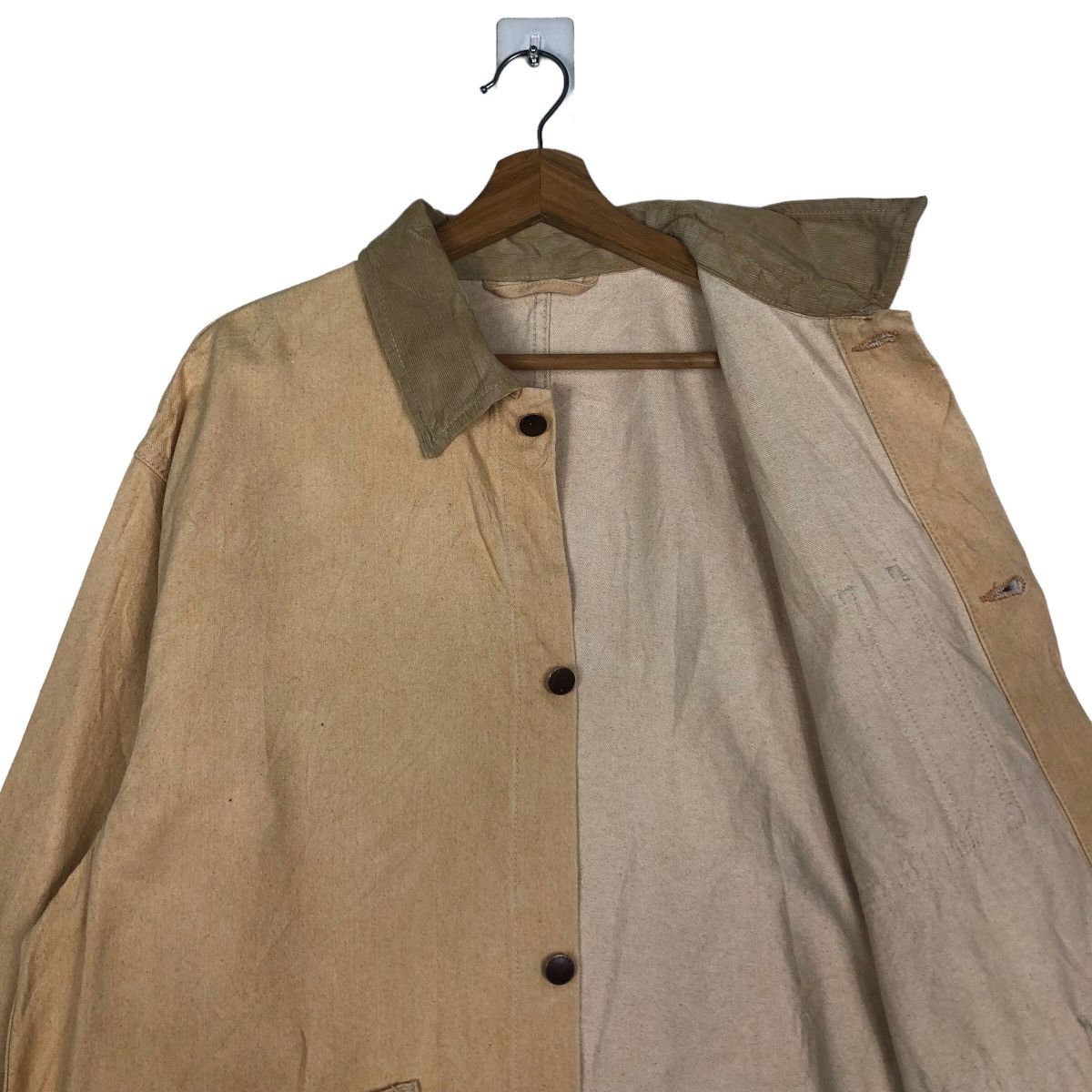 Japanese Brand 🔥Vintage Chore Jacket GU Japan Issey Miyake Design Size US L / EU 52-54 / 3 - 12 Thumbnail