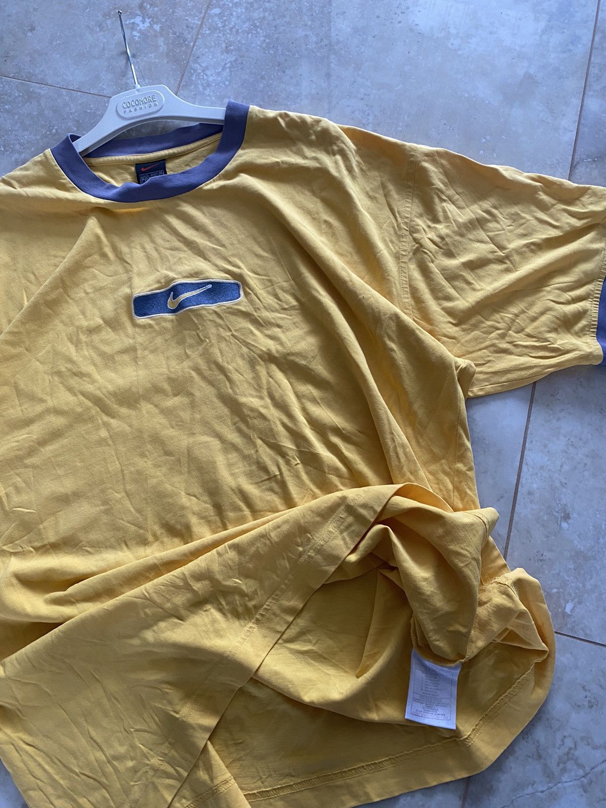 Nike Vintage Nike Big Logo T-Shirt 90s Streetwear Baggy T Size US XL / EU 56 / 4 - 7 Thumbnail
