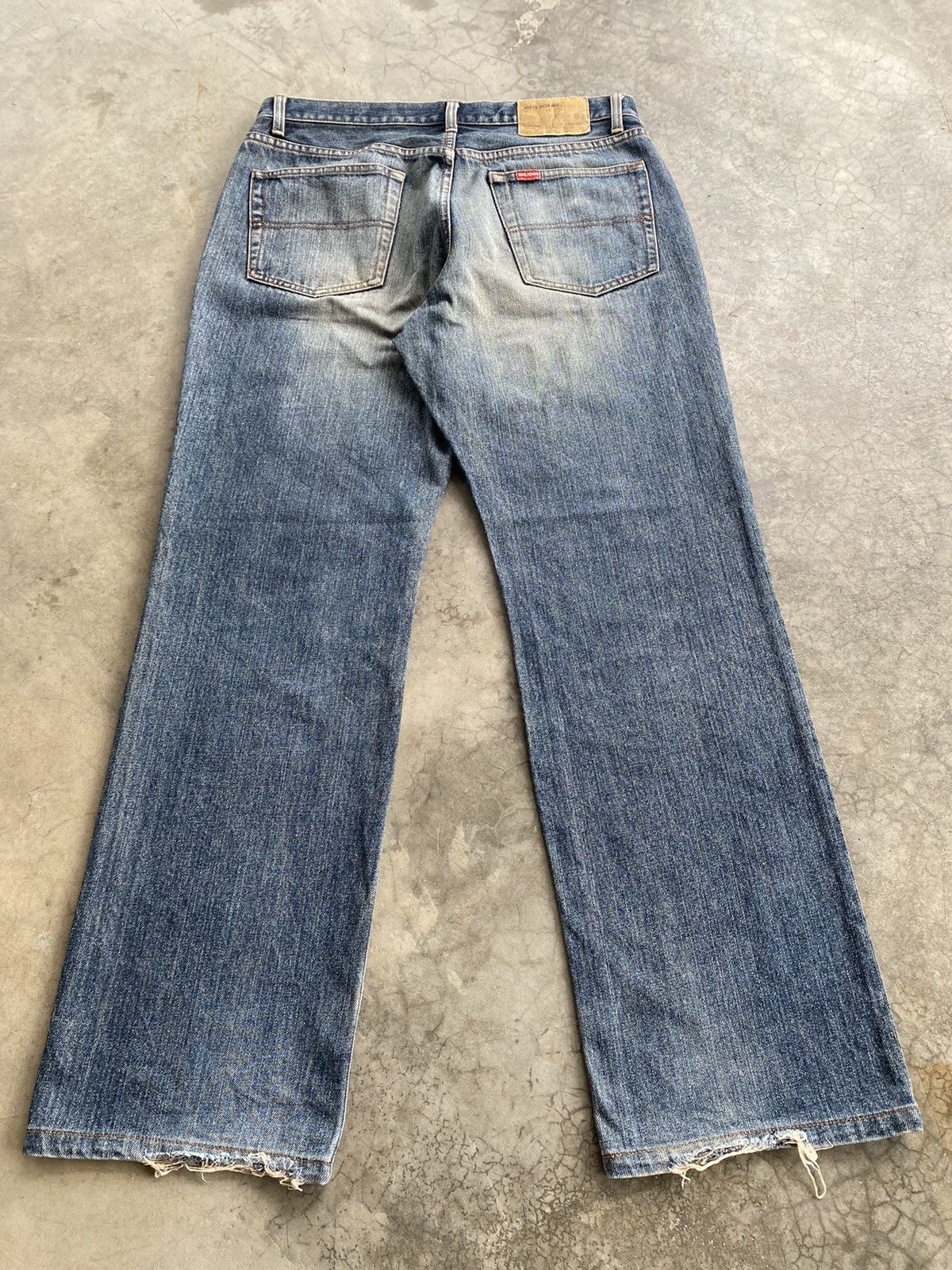 Big John Baggy Jeans Vintage Big John Mud Rusty Distressed Jeans 231 Size US 32 / EU 48 - 10 Thumbnail