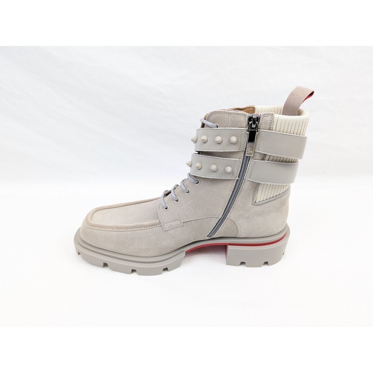 Christian Louboutin o1rshd1 Calf Our Fight Flat Boots in Goose Size US 10 / EU 43 - 10 Thumbnail