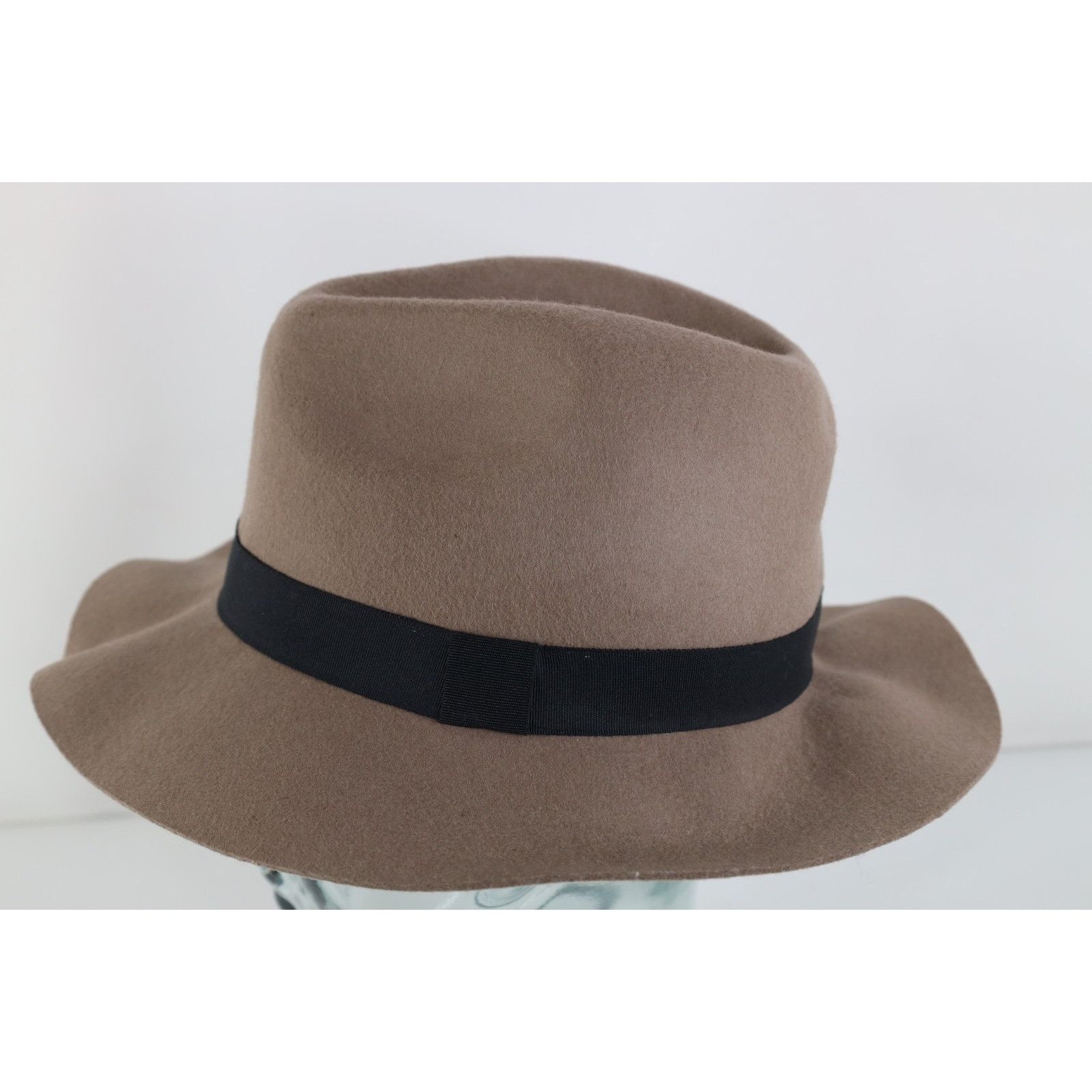 Vintage Vintage Boho Chic Ribbon Felt Wool Floppy Brim Fedora Hat Size ONE SIZE - 3 Thumbnail