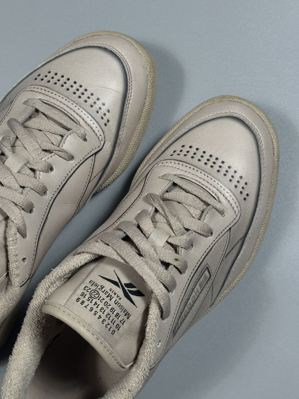 Maison Margiela × Reebok Reebok x Maison Margiela Project 0 Club C Low Top Sneakers Size US 7.5 / EU 40-41 - 7 Thumbnail