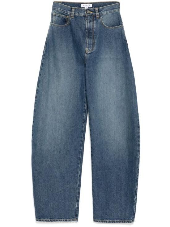 Alaia ALAIA Women Denim Pants AA9P0176T536A 525 Blue Size 27" / US 4 / IT 40 - 1 Thumbnail