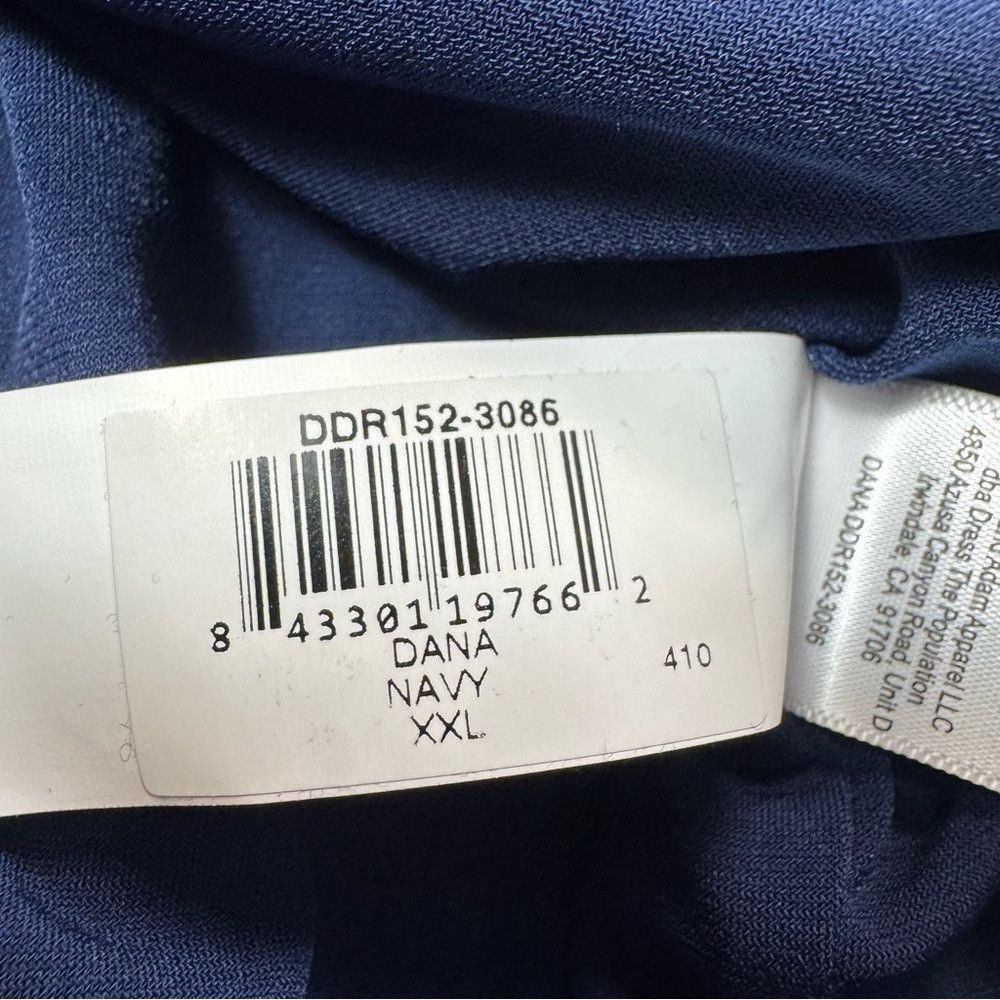 Dress the Population NWT New Dress the Population Dana Wrap Waist Cocktail Navy Size XXL / US 16-18 / IT 52-54 - 8 Thumbnail
