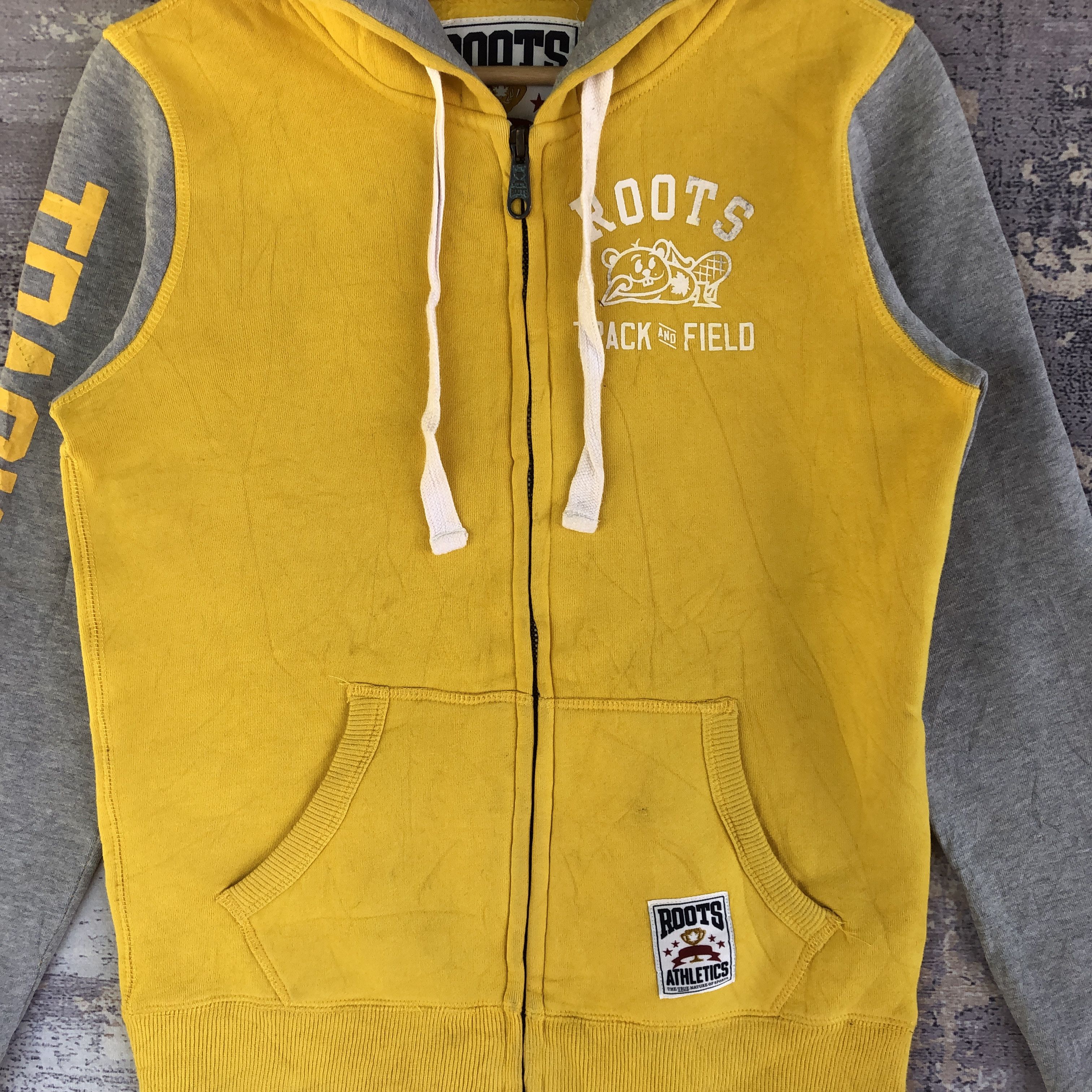 Japanese Brand × Vintage Y2K Roots Athletics Varsity Sweater Japanese Sweatshirt Size US S / EU 44-46 / 1 - 4 Thumbnail