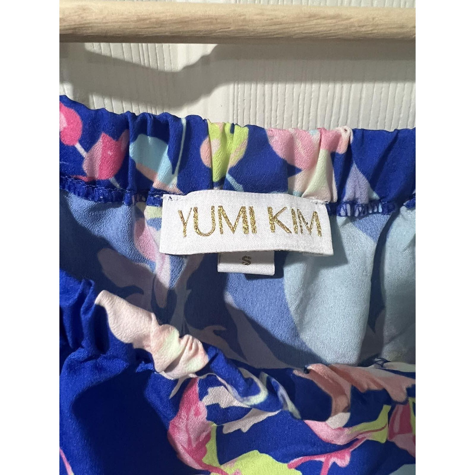 & Other Stories Yumi Kim Size S Tropic Blouse Off Shoulder Tie A001783 Size S / US 4 / IT 40 - 4 Thumbnail