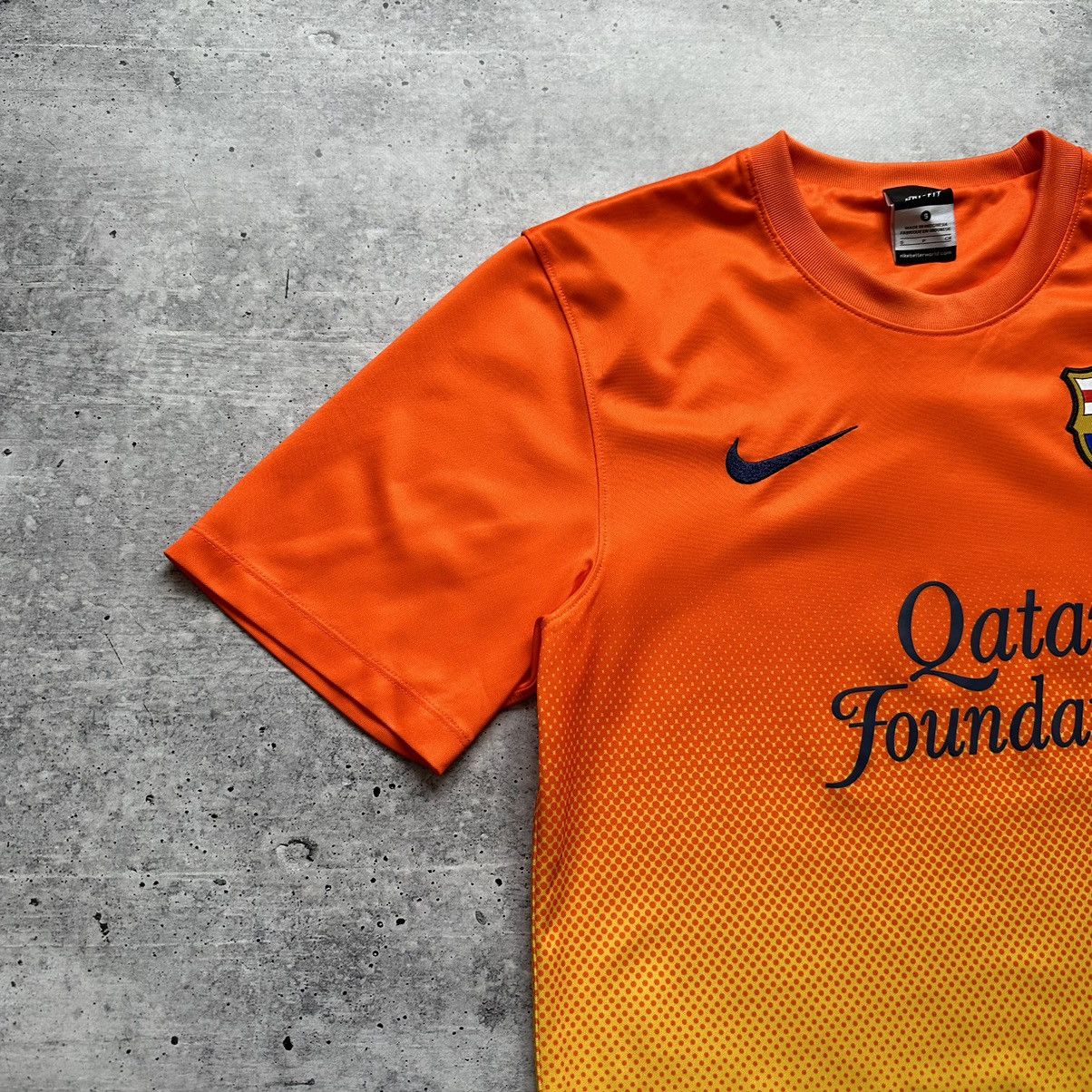 Nike Nike Barcelona 2012 Away Football Shirt Soccer Jersey Size US S / EU 44-46 / 1 - 2 Thumbnail