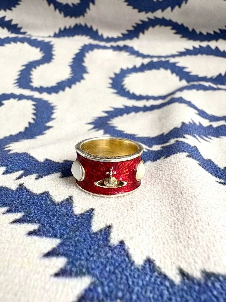 Vivienne Westwood Vivienne Westwood Red King Ring Size ONE SIZE - 3 Thumbnail