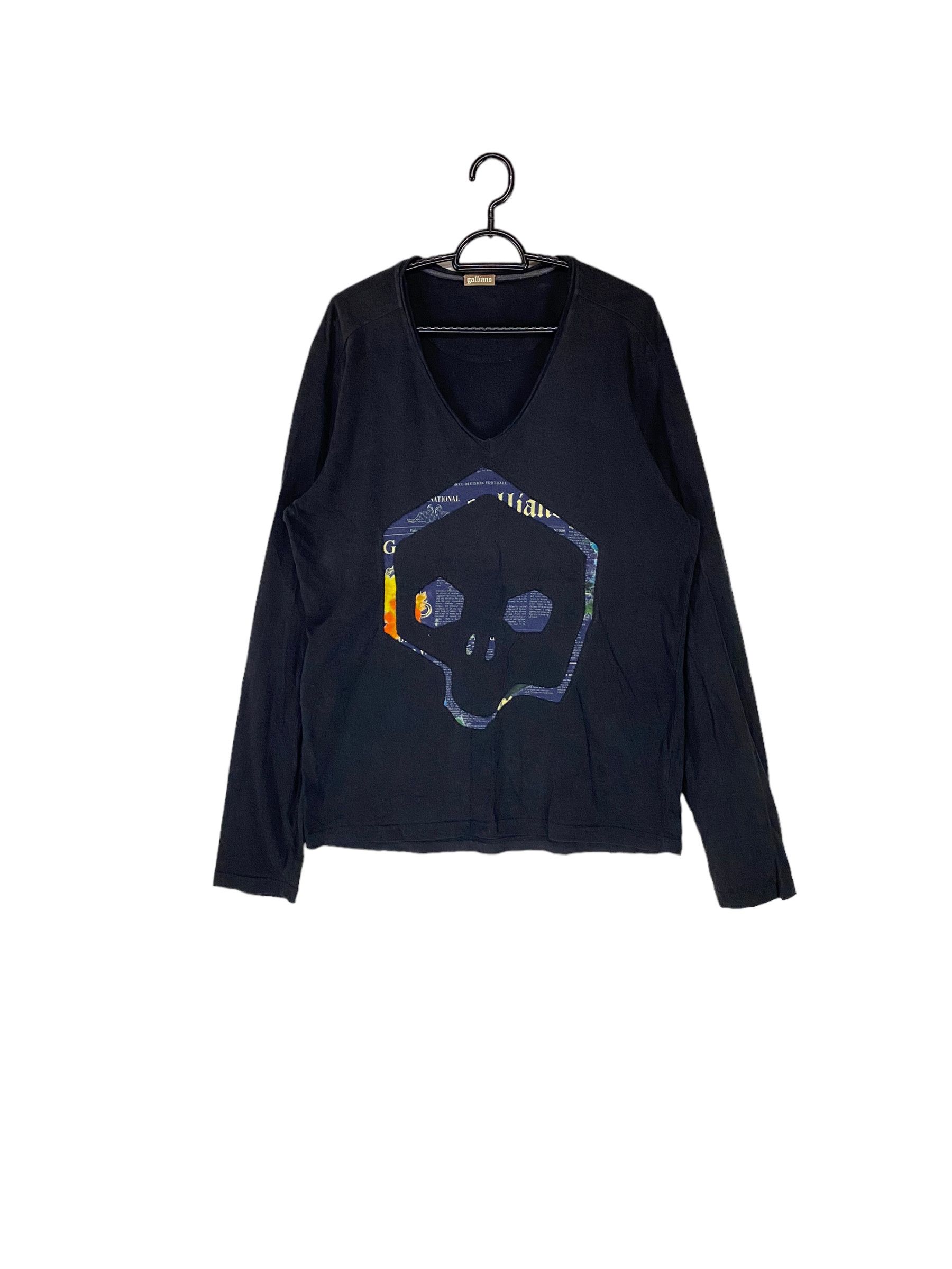 Designer × John Galliano John Galliano Skull patch longsleeve shirt Size US L / EU 52-54 / 3 - 1 Thumbnail