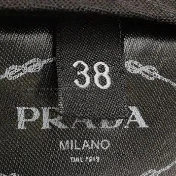 Prada Prada Black Wool Wide. Size 37" - 5 Thumbnail