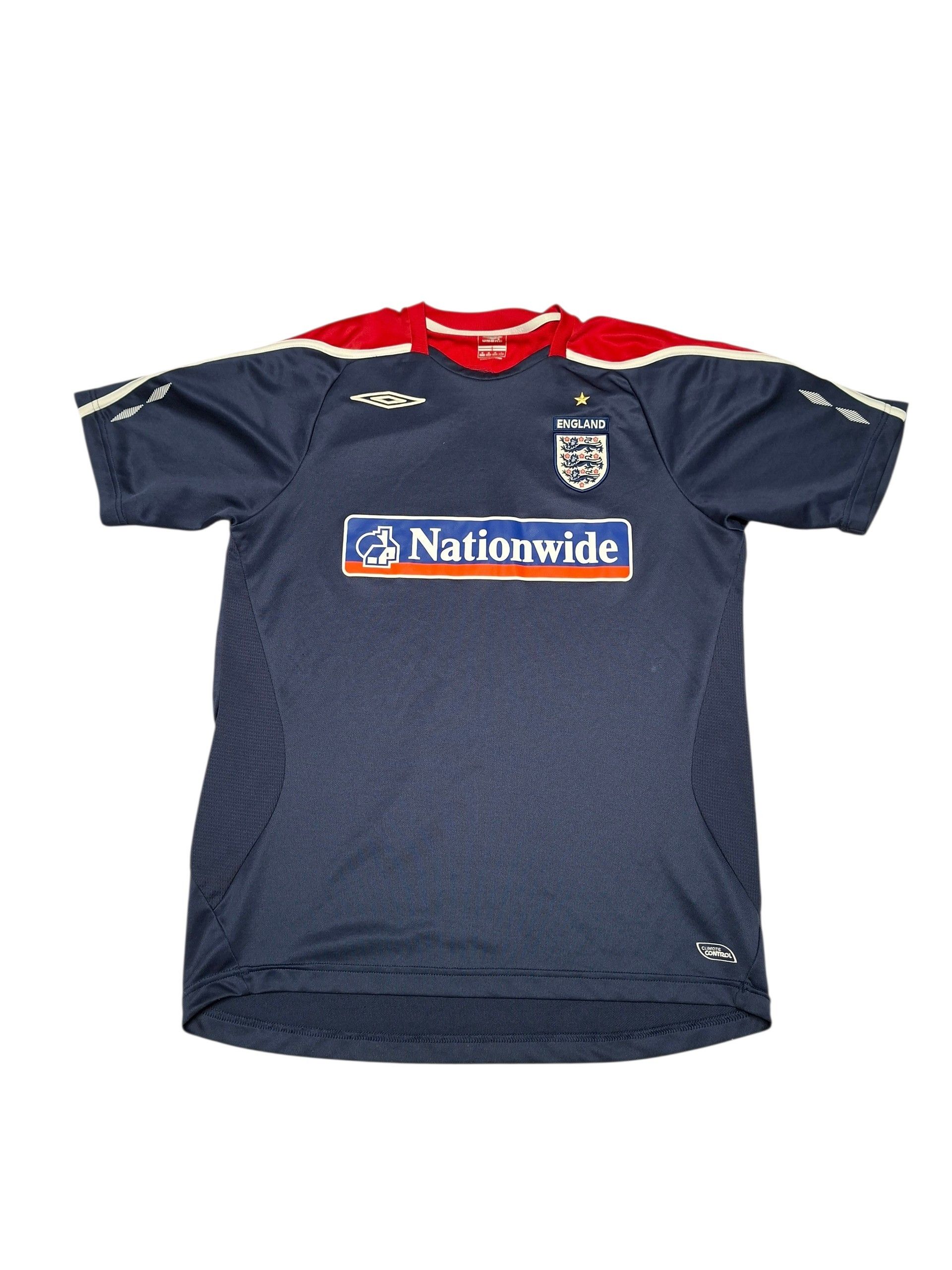 Umbro ENGLAND UMBRO NATIONWIDE VINTAGE SOCCER JERSEY TEE Size US M / EU 48-50 / 2 - 1 Thumbnail