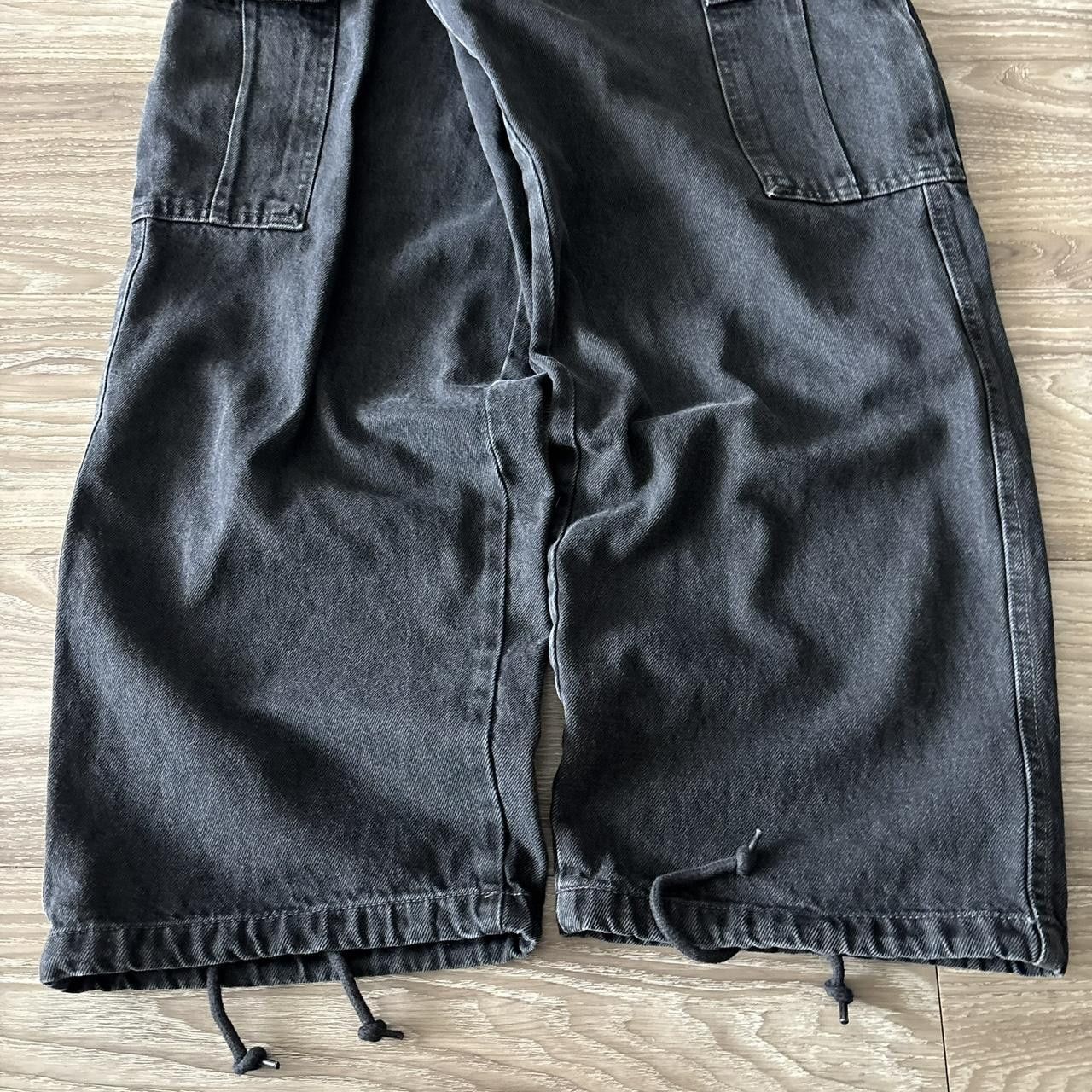 Levi's Crazy Vintage Y2K/2000s Baggy Black Levis Skater Style Cargo Denim Jeans! 32x30 Size US 32 / EU 48 - 6 Thumbnail