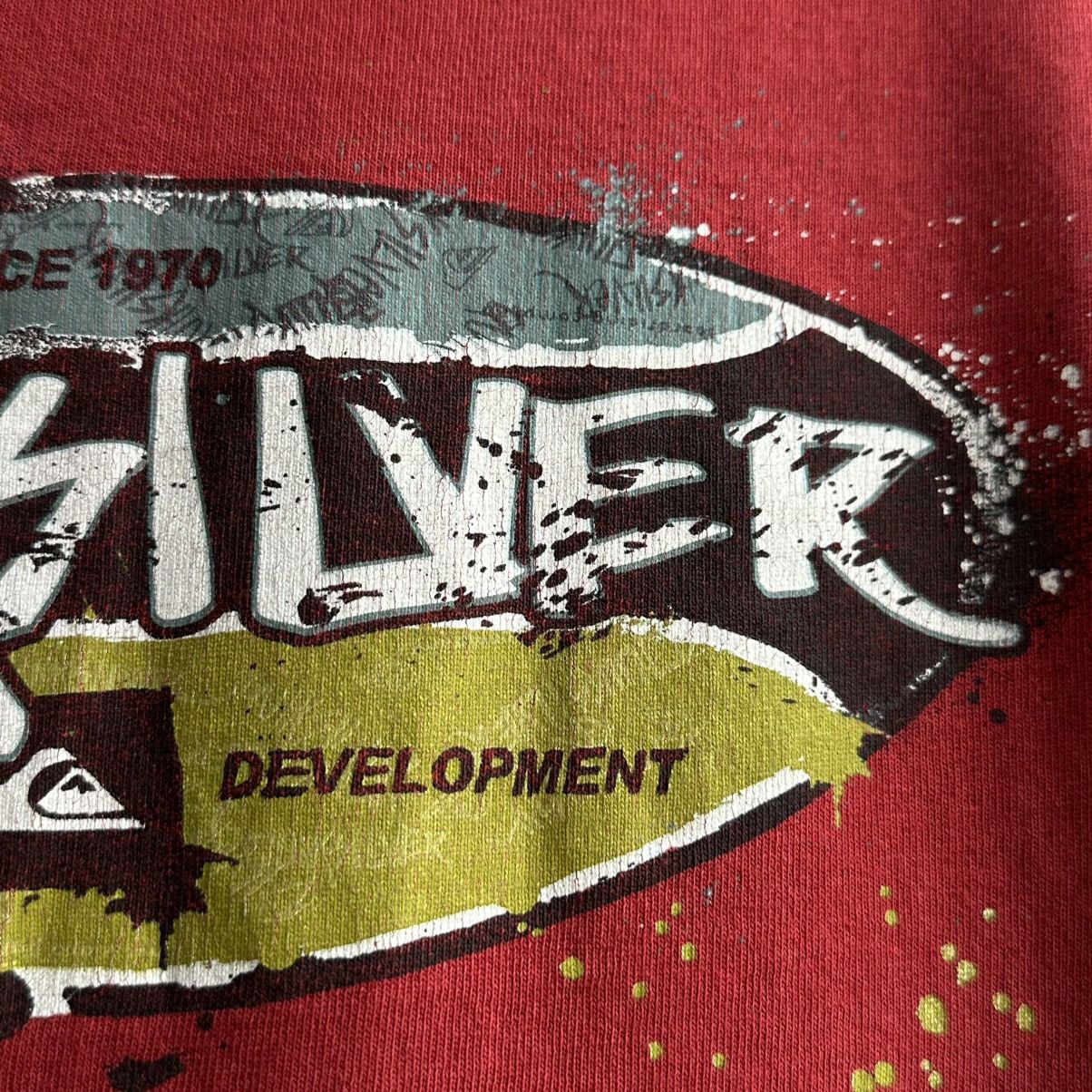 Quiksilver × Vintage Vintage 90s Quiksilver Big Logo Tee Size US L / EU 52-54 / 3 - 7 Thumbnail