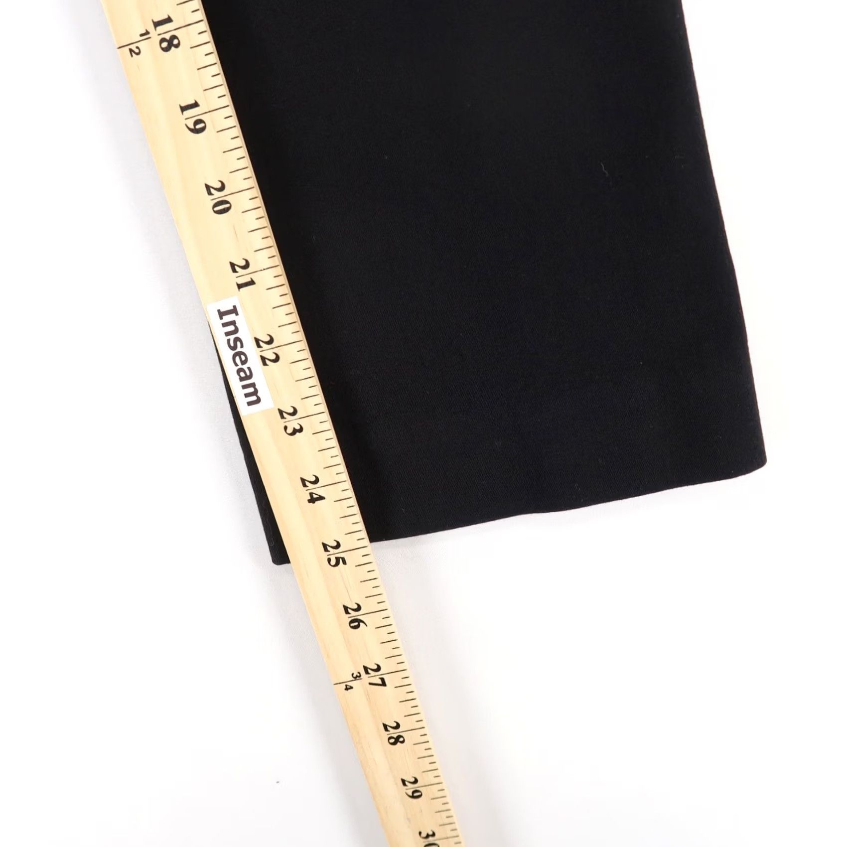 Vintage Maeve Pants Womens 2 Black The Essential Slim Kick Flare High Rise Stretch Size 26" / US 2 / IT 38 - 6 Thumbnail