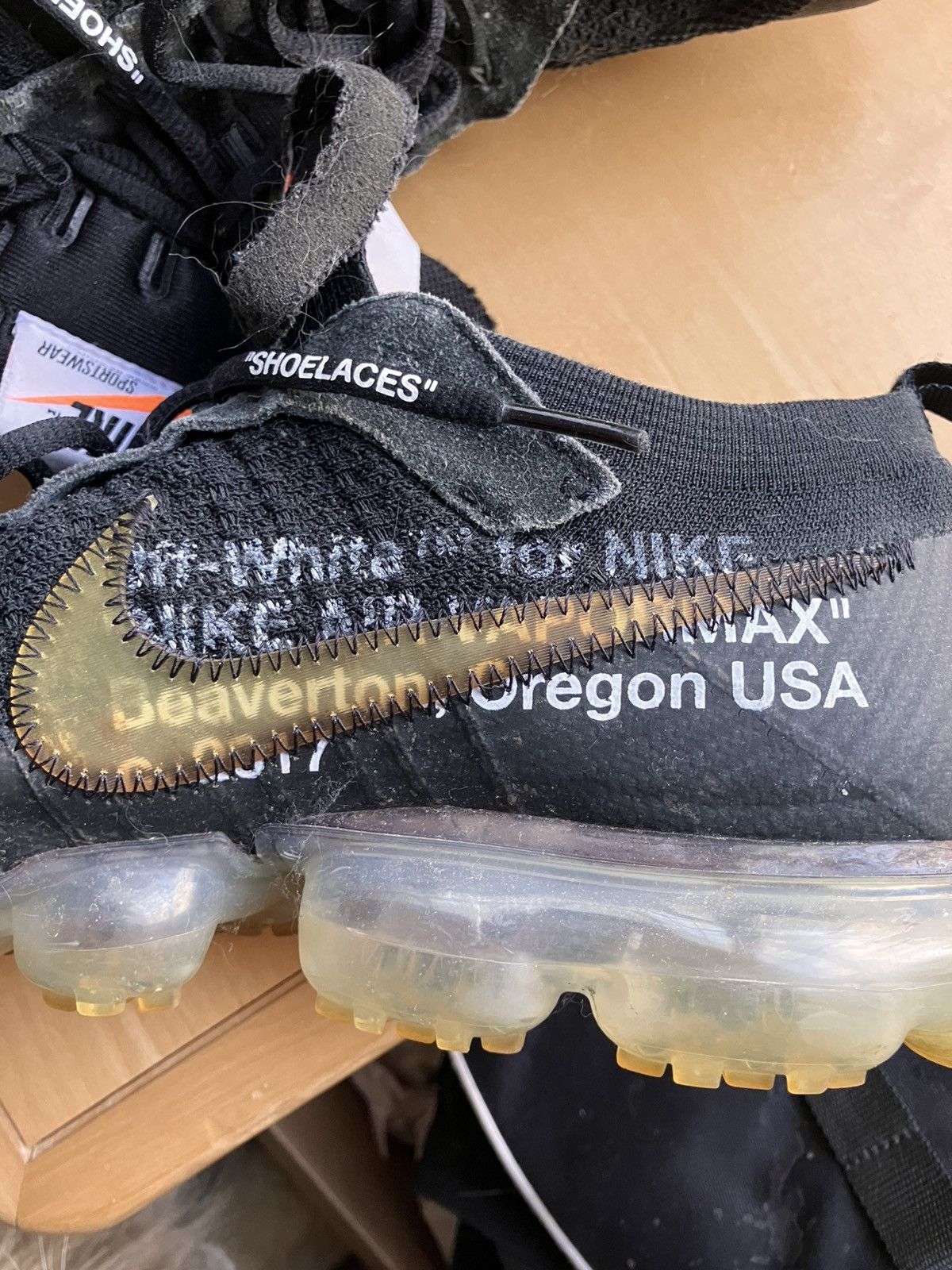 Nike × Off-White 2018 Off-White Vapormax ‘The Ten’ Size US 11 / EU 44 - 5 Thumbnail