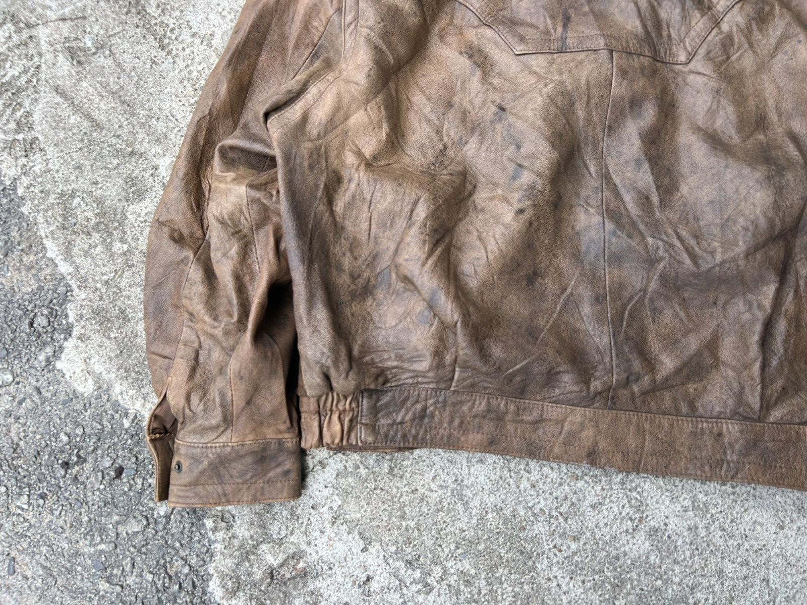 Vera Pelle Vera Pelle Vintage Leather Jacket Size US XL / EU 56 / 4 - 9 Thumbnail
