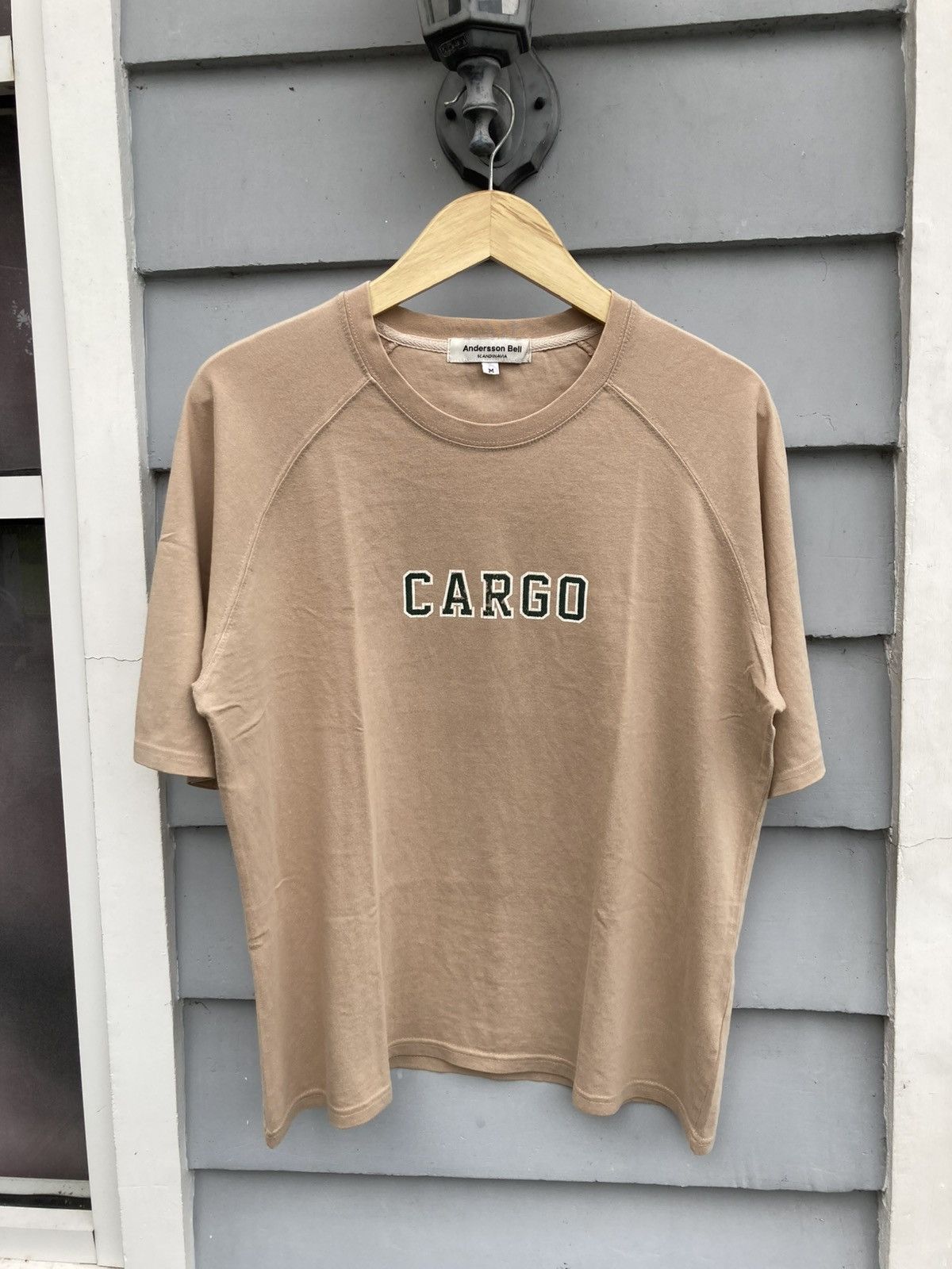 Japanese Brand Cargo Camo Graphic Scandinavia Boxy Raglan Style Size US M / EU 48-50 / 2 - 1 Thumbnail