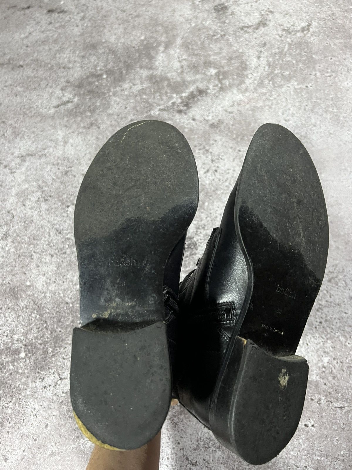 Japanese Brand Avant garde belted ankle boots Leather 38 Size US 8 / IT 38 - 5 Thumbnail