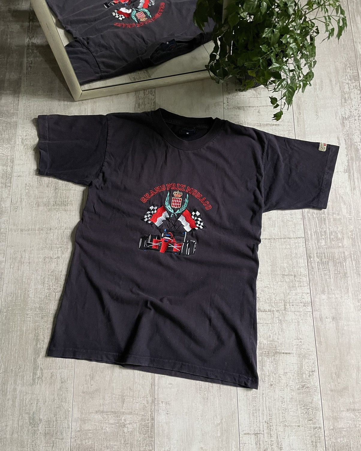 Formula 1 × Vintage Vintage 90’s Grand Prix Monaco T-Shirt Racing Formula1 Faded Size US M / EU 48-50 / 2 - 1 Thumbnail