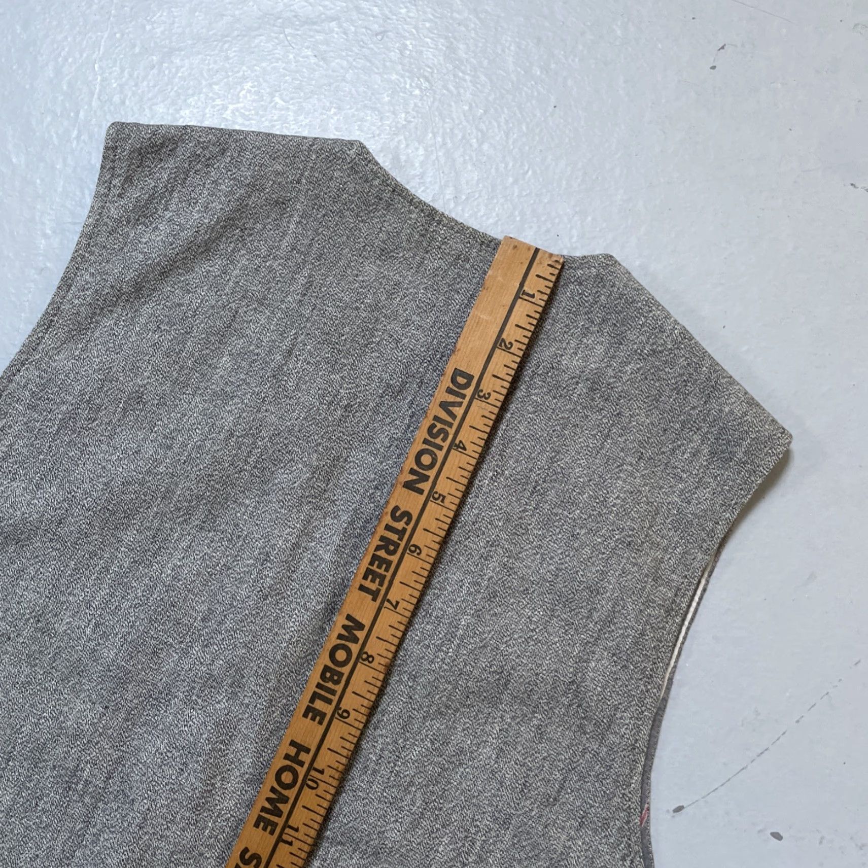 Vintage VINTAGE 68 & Brothers Work Vest S Gray City Japanese Made In Japan Cotton Unisex Adults Cinch Back Size US S / EU 44-46 / 1 - 7 Thumbnail