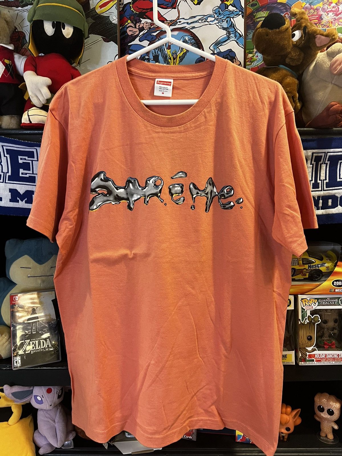 Supreme liquid tee terra cotta on sale