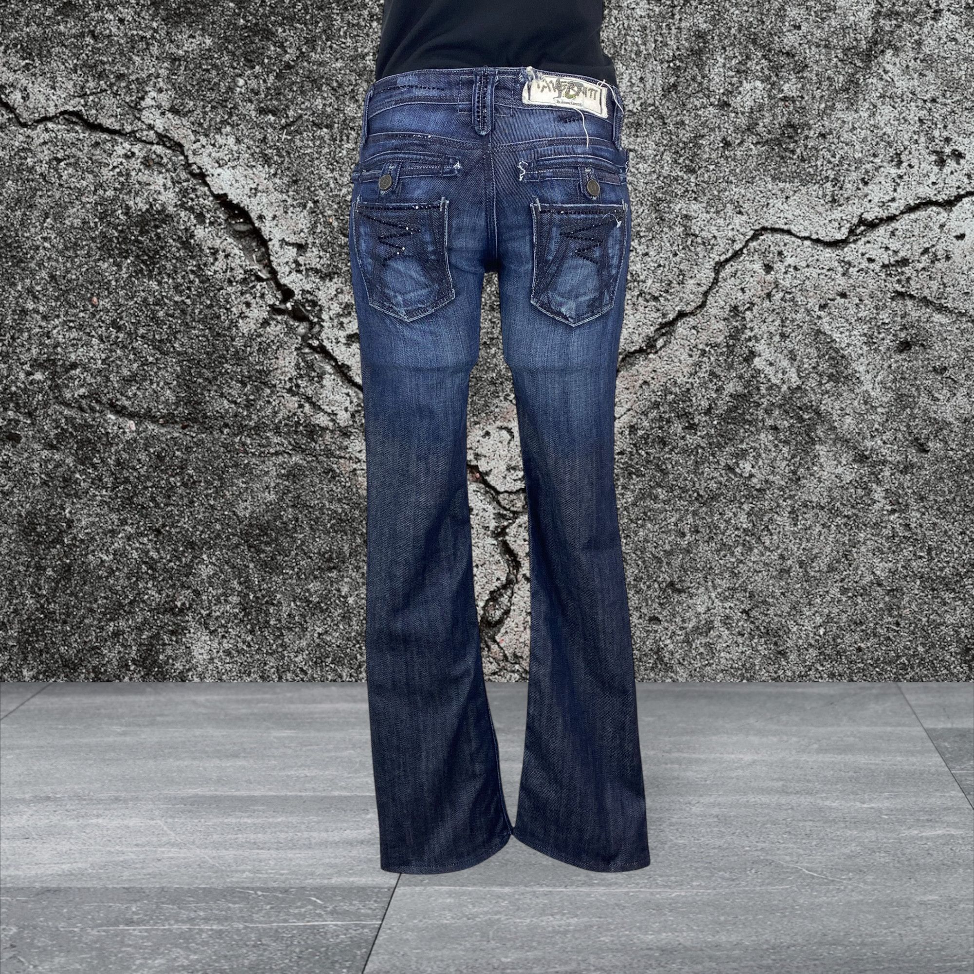 Designer Taverniti So Jeans Flare Jeans Pants Size 24" / US 00 / IT 34 - 1 Thumbnail