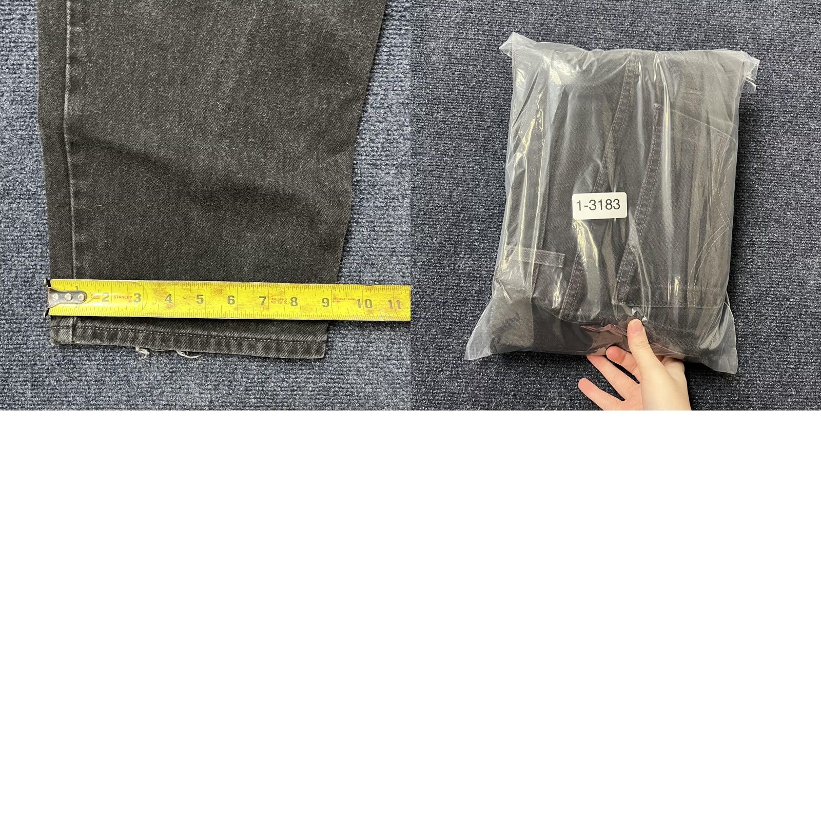 Levi's Levi's 550 Jeans Mens 42 Regular Gray Charcoal Denim Relaxed Tapered Fit Pants Size US 42 / EU 58 - 8 Thumbnail